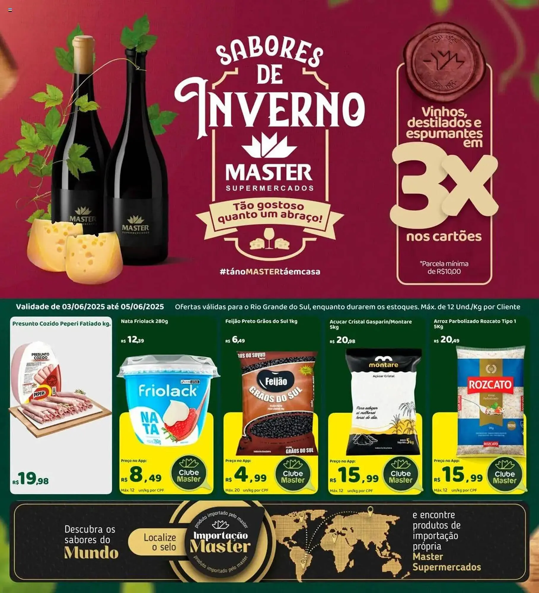 Encarte de Catálogo Master Supermercados 3 de junho até 5 de junho 2025 - Pagina 1