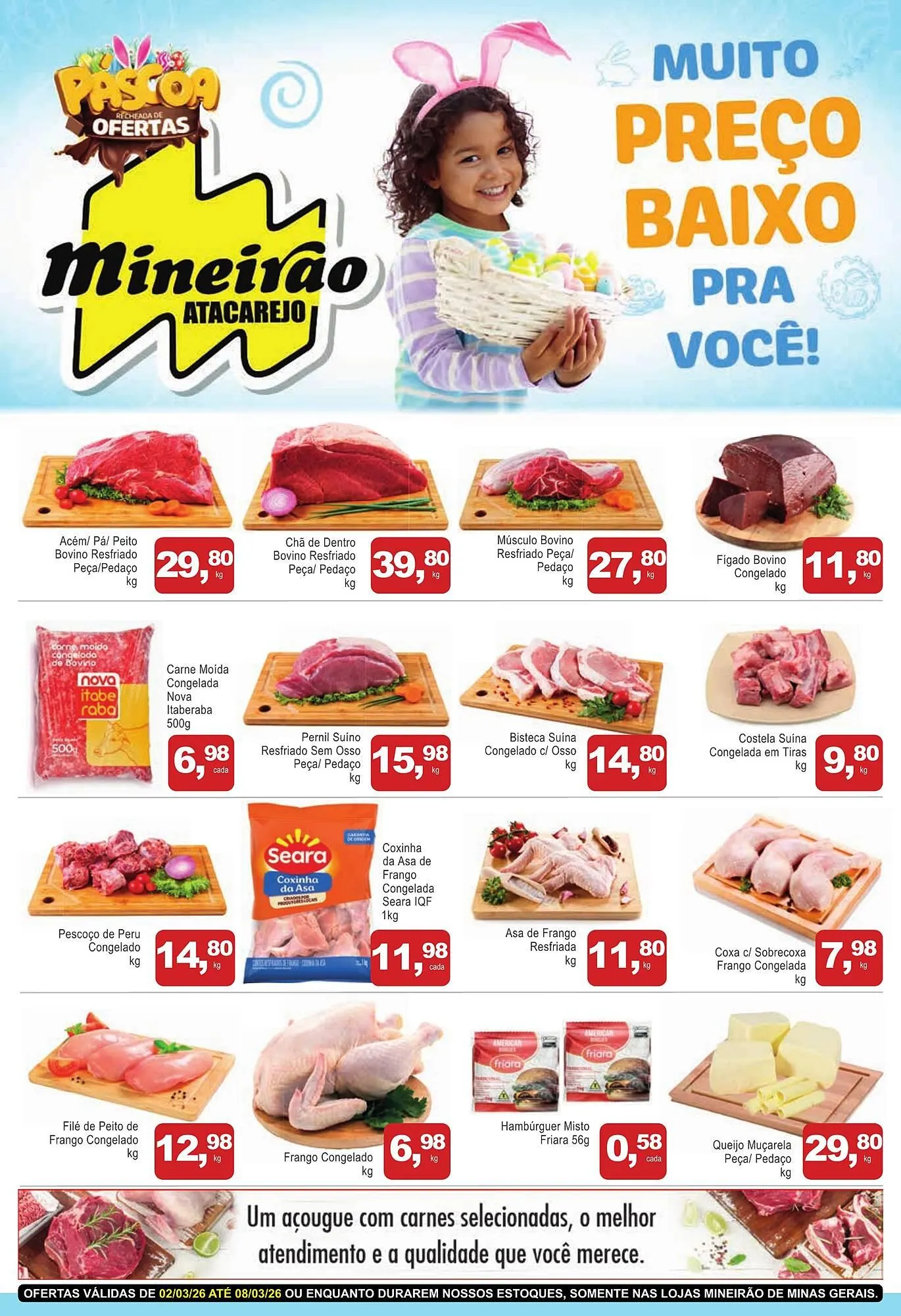 Encarte de Folheto Mineirão Atacarejo 2 de março até 8 de março 2026 - Pagina 1