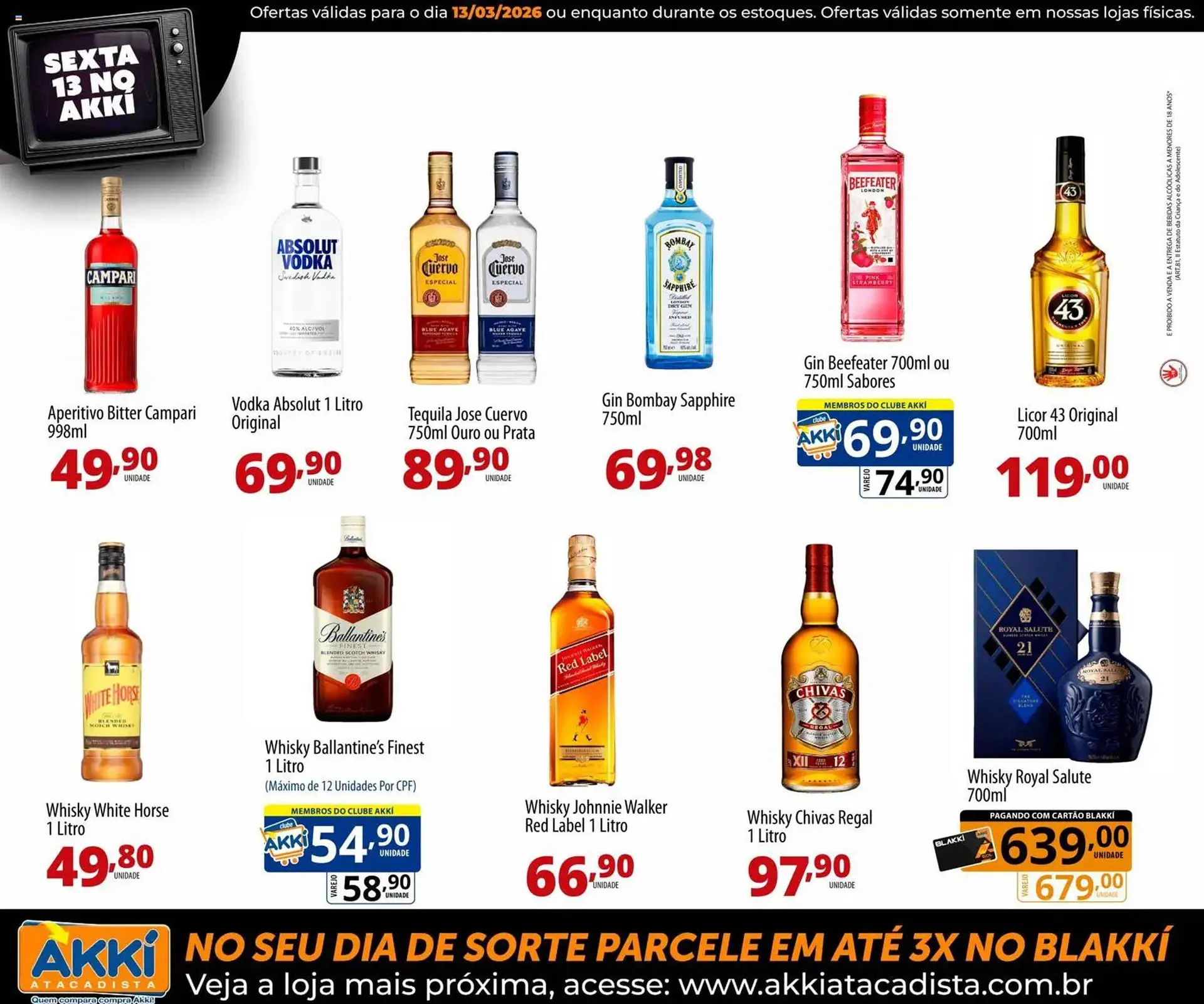 Encarte de Folheto Akki Atacadista 13 de março até 13 de março 2026 - Pagina 11