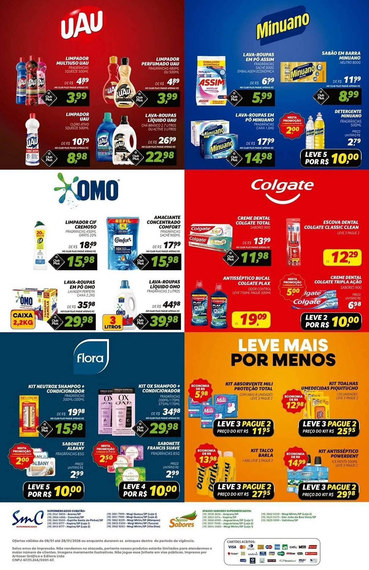 Encarte de Folheto Spasso Sabores 16 de janeiro até 28 de janeiro 2026 - Pagina 3