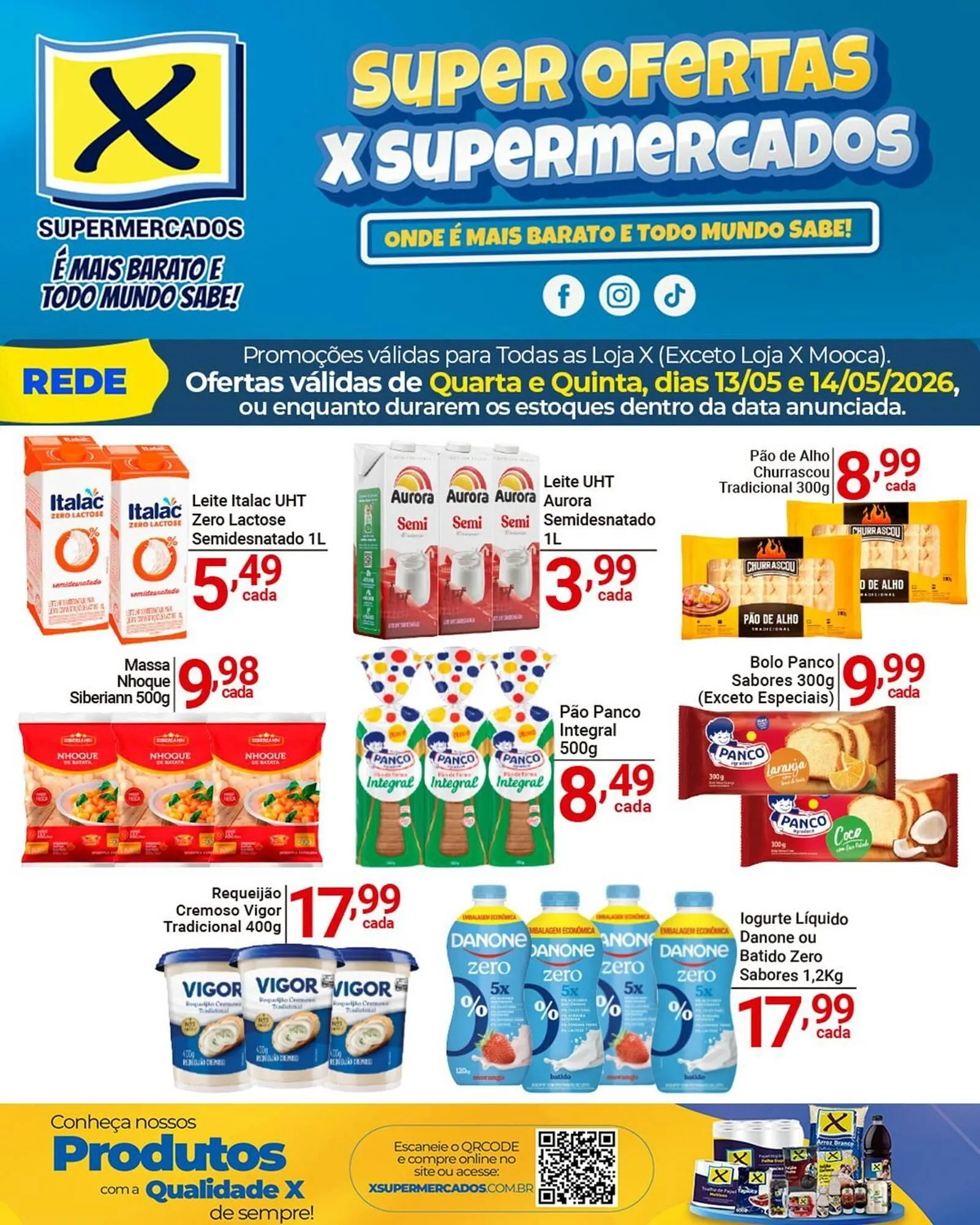 Encarte de Folheto X Supermercados 13 de maio até 14 de maio 2026 - Pagina 2