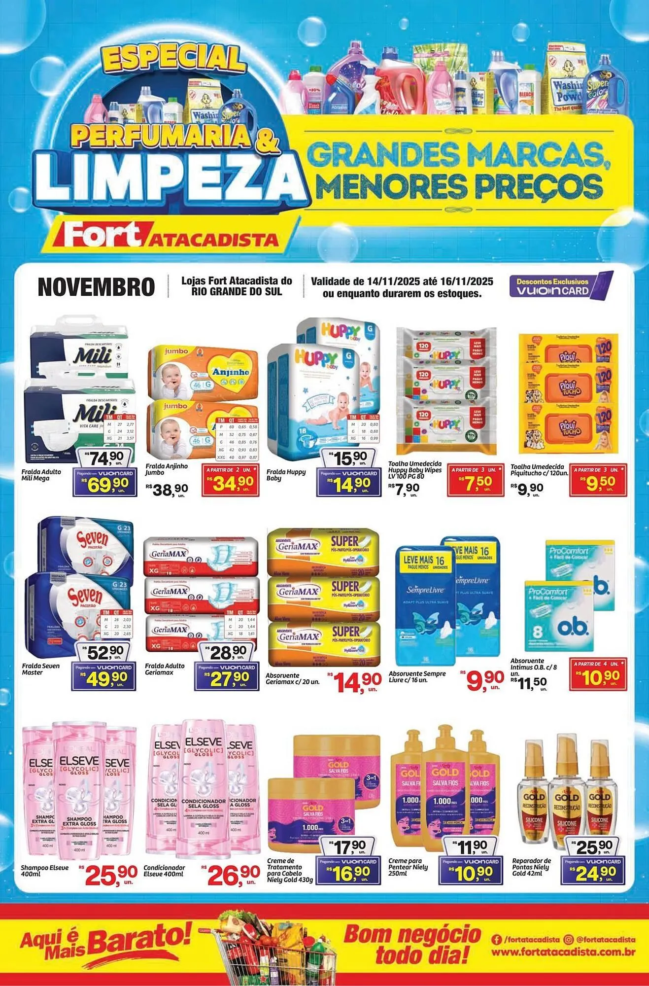 Encarte de Tabloide Fort Atacadista 14 de novembro até 16 de novembro 2025 - Pagina 1