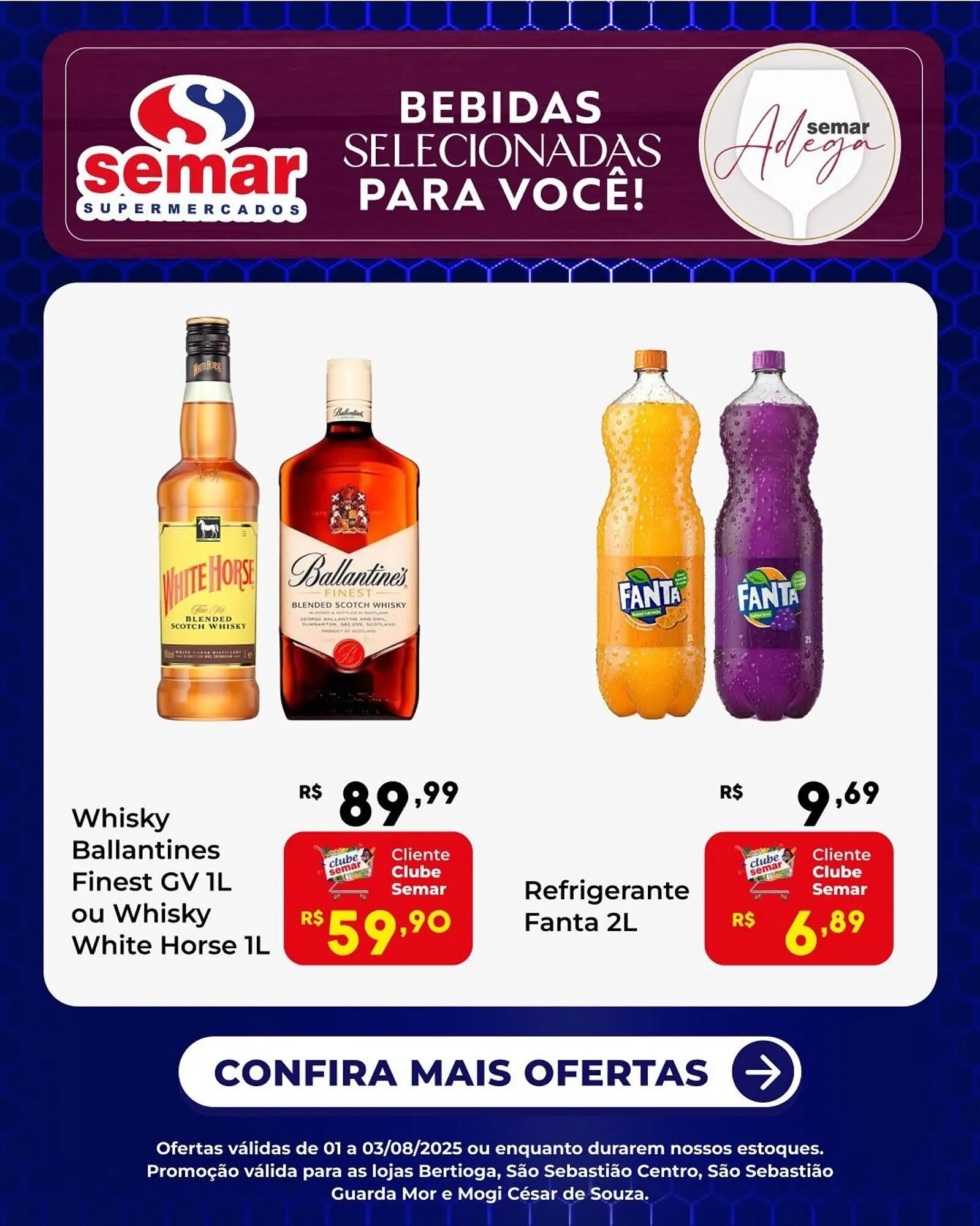 Encarte de Catálogo Semar Supermercado 31 de julho até 3 de agosto 2025 - Pagina 1
