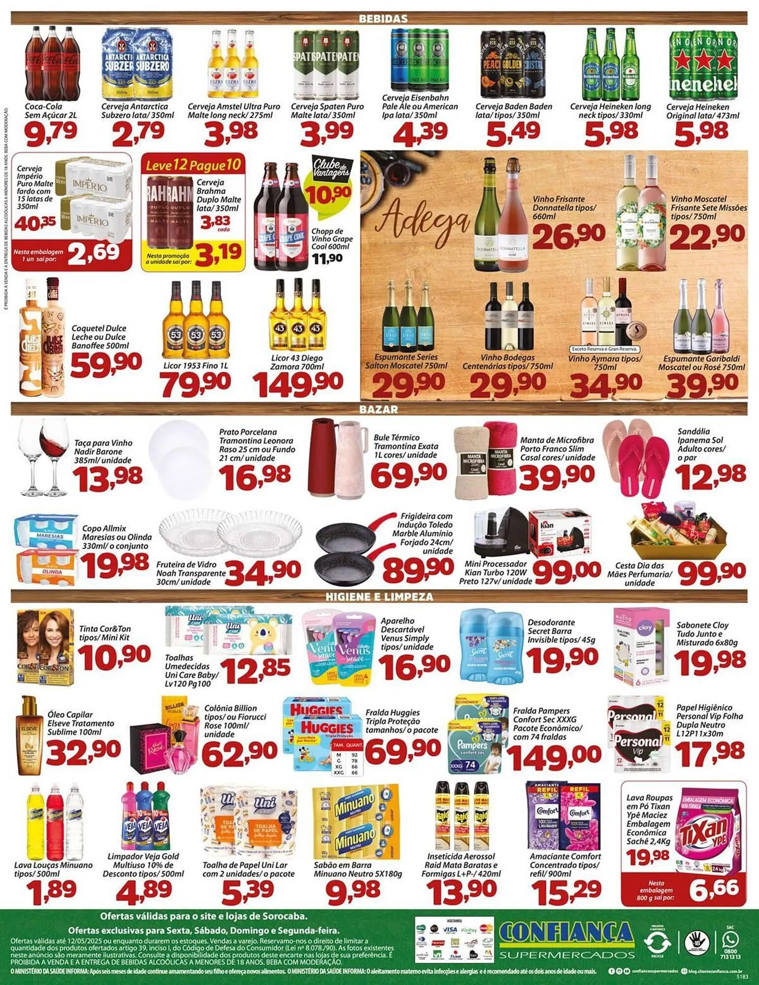 Encarte de Catálogo Confiança Supermercados 9 de maio até 12 de maio 2025 - Pagina 4