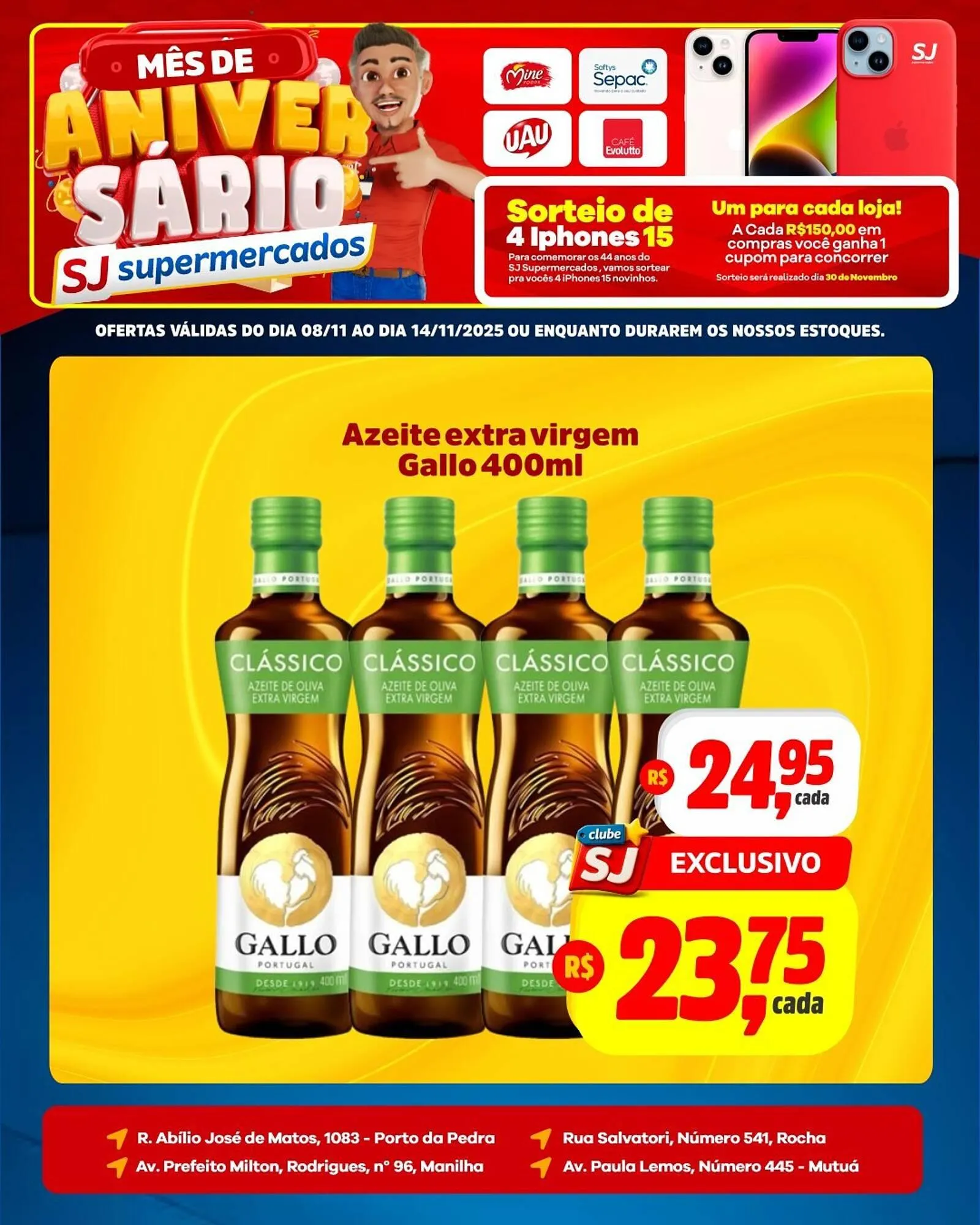 Encarte de Encarte Sj Supermercados 8 de novembro até 14 de novembro 2025 - Pagina 5