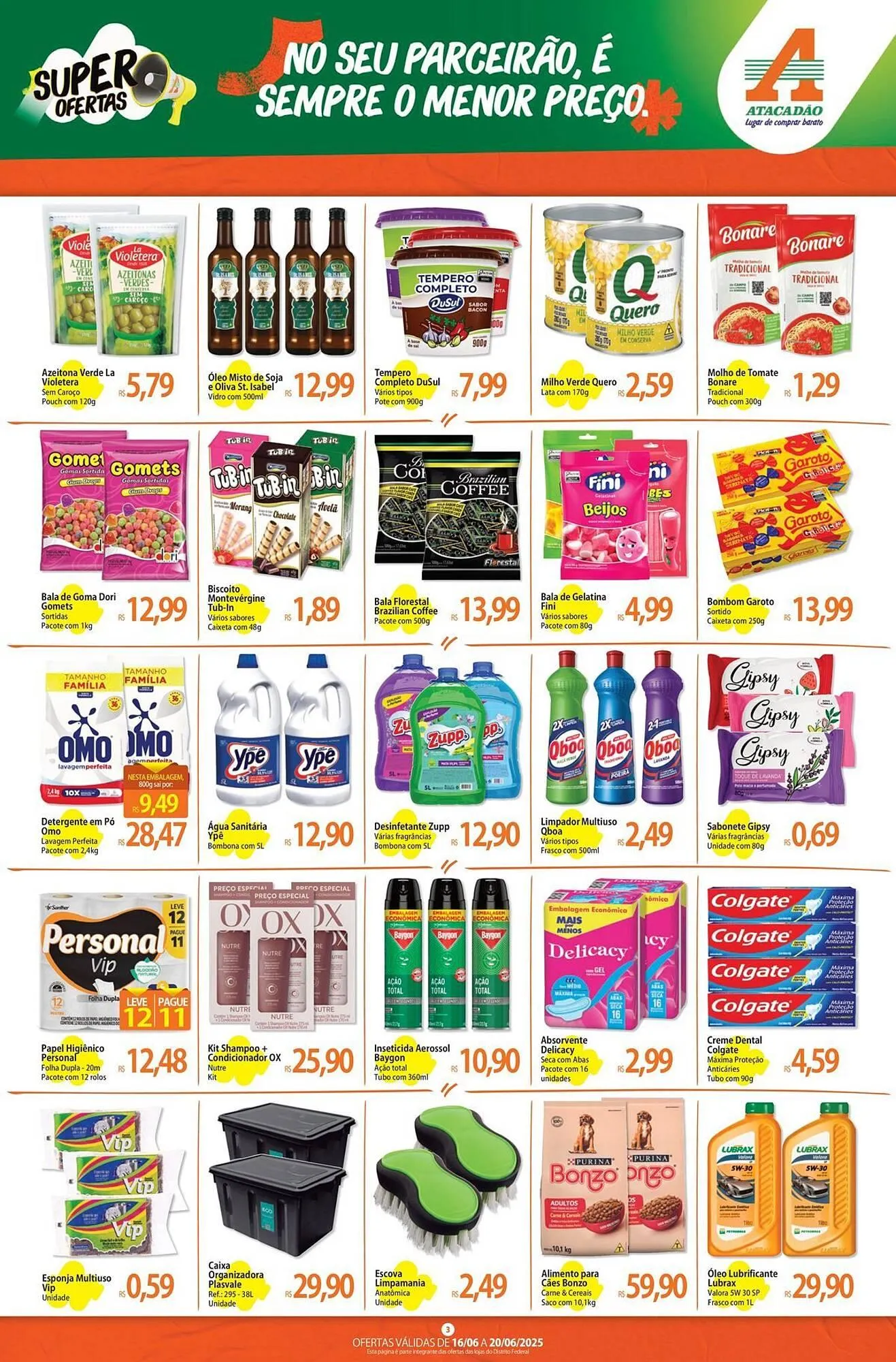 Encarte de Catálogo Atacadão 16 de junho até 20 de junho 2025 - Pagina 3