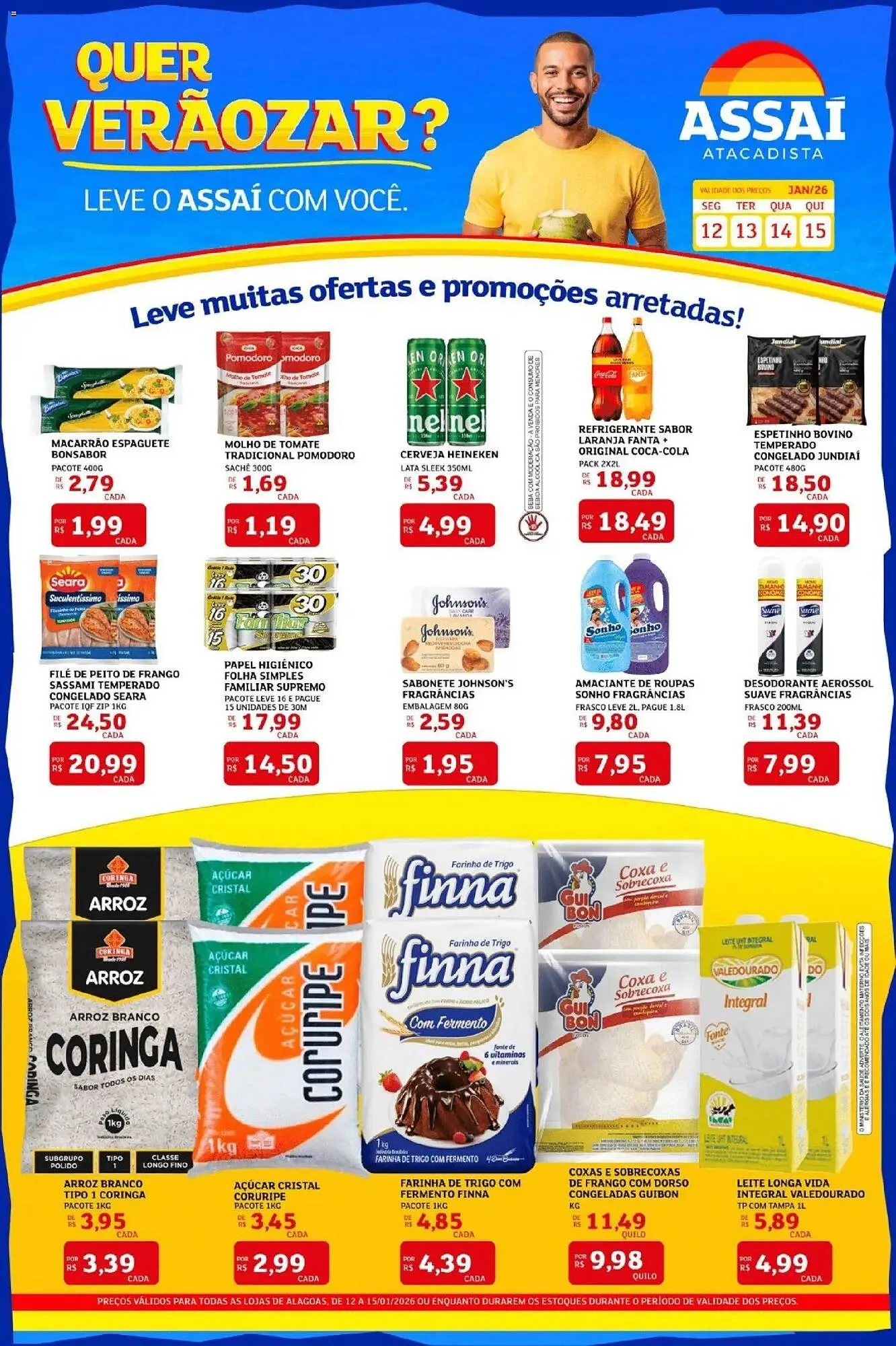 Encarte de Encarte Assaí Atacadista 12 de janeiro até 15 de janeiro 2026 - Pagina 1