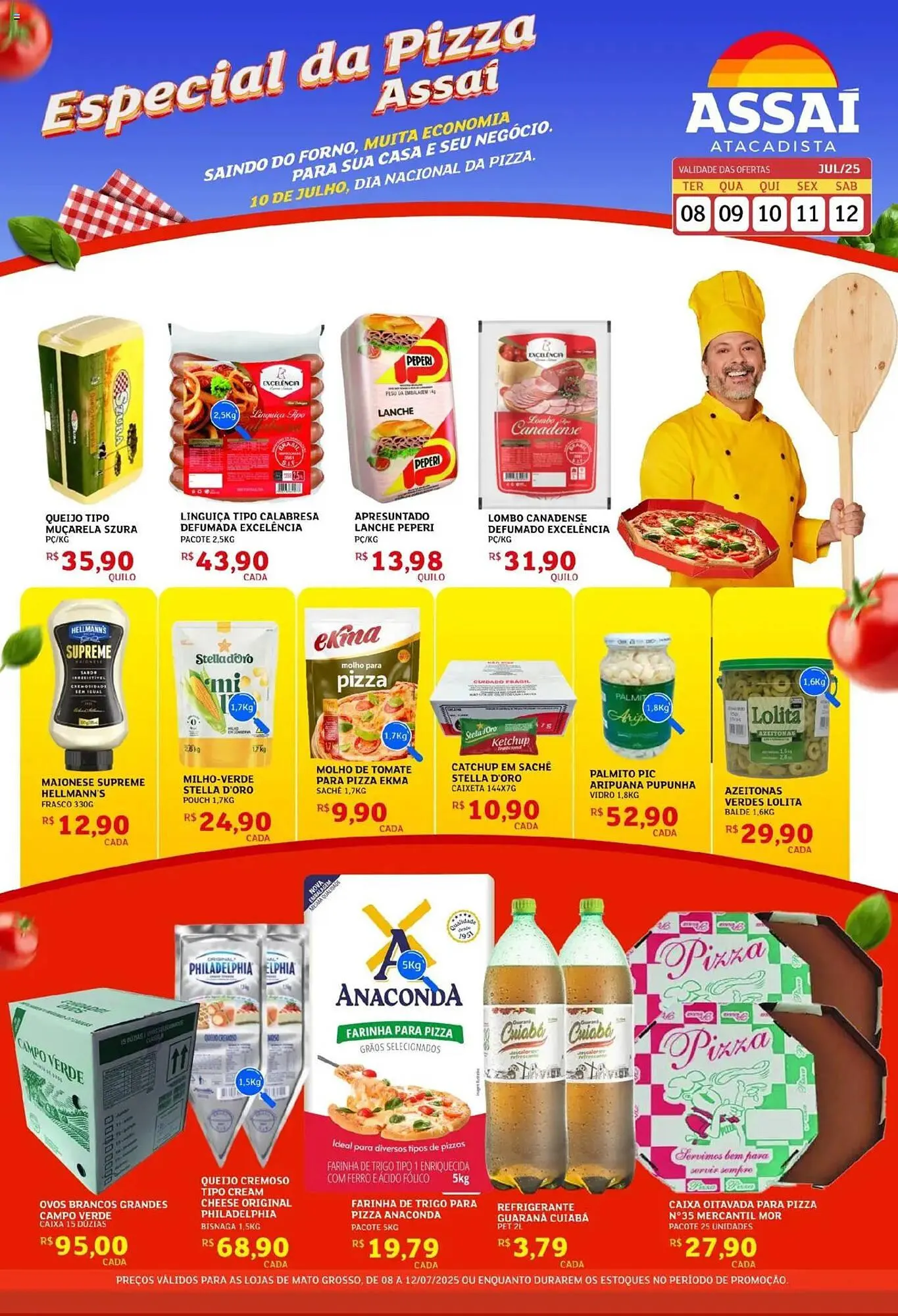 Encarte de Catálogo Assaí Atacadista 8 de julho até 13 de julho 2025 - Pagina 1