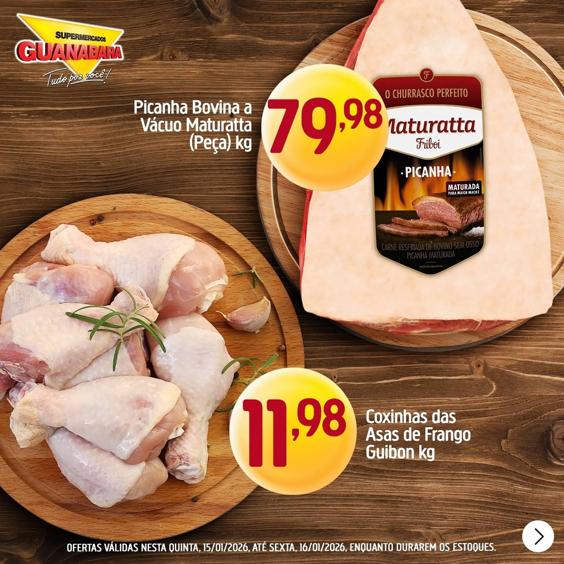 Encarte de Encarte Supermercados Guanabara 15 de janeiro até 16 de janeiro 2026 - Pagina 1