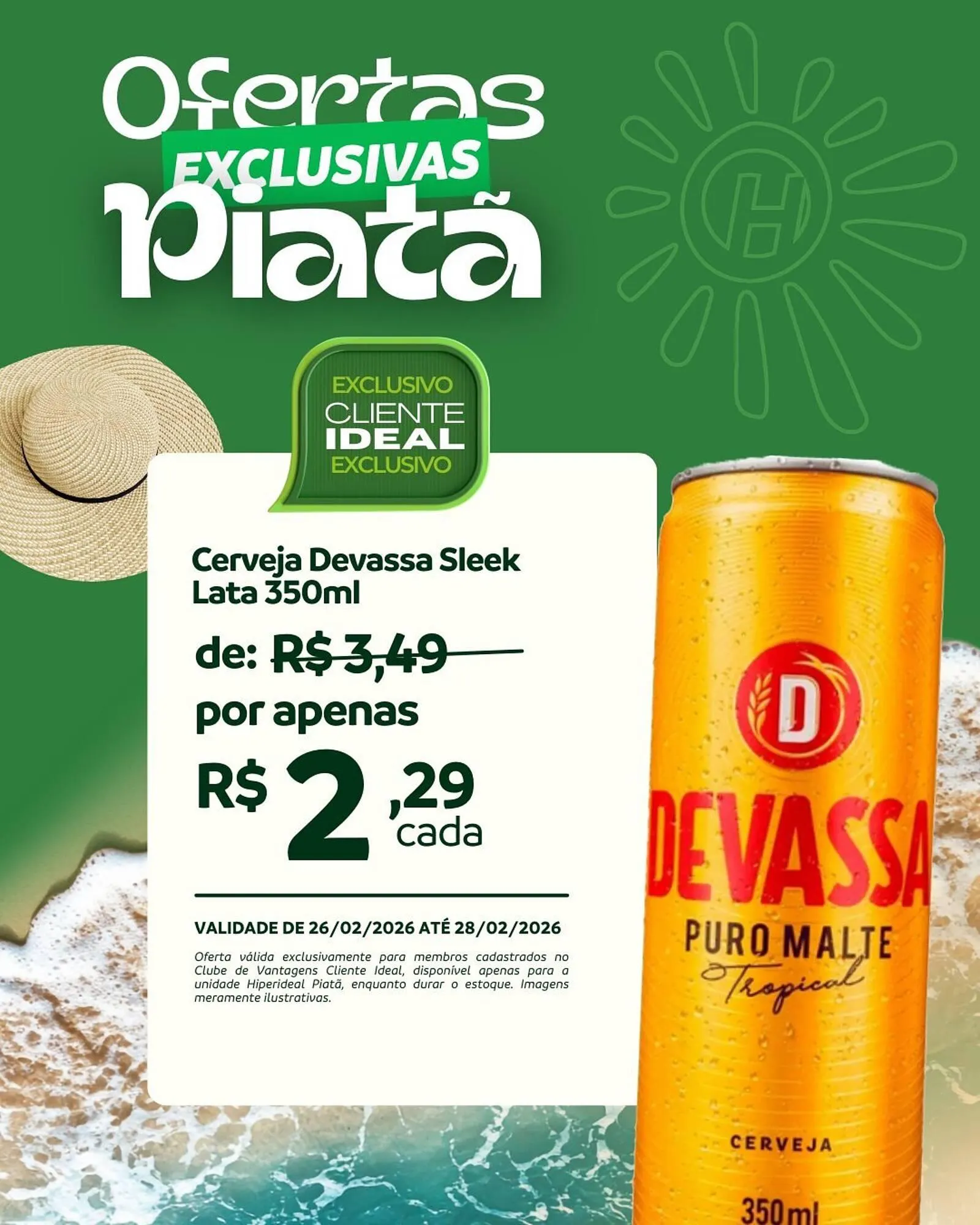 Encarte de Catálogo Hiperideal Supermercados 27 de fevereiro até 28 de fevereiro 2026 - Pagina 1