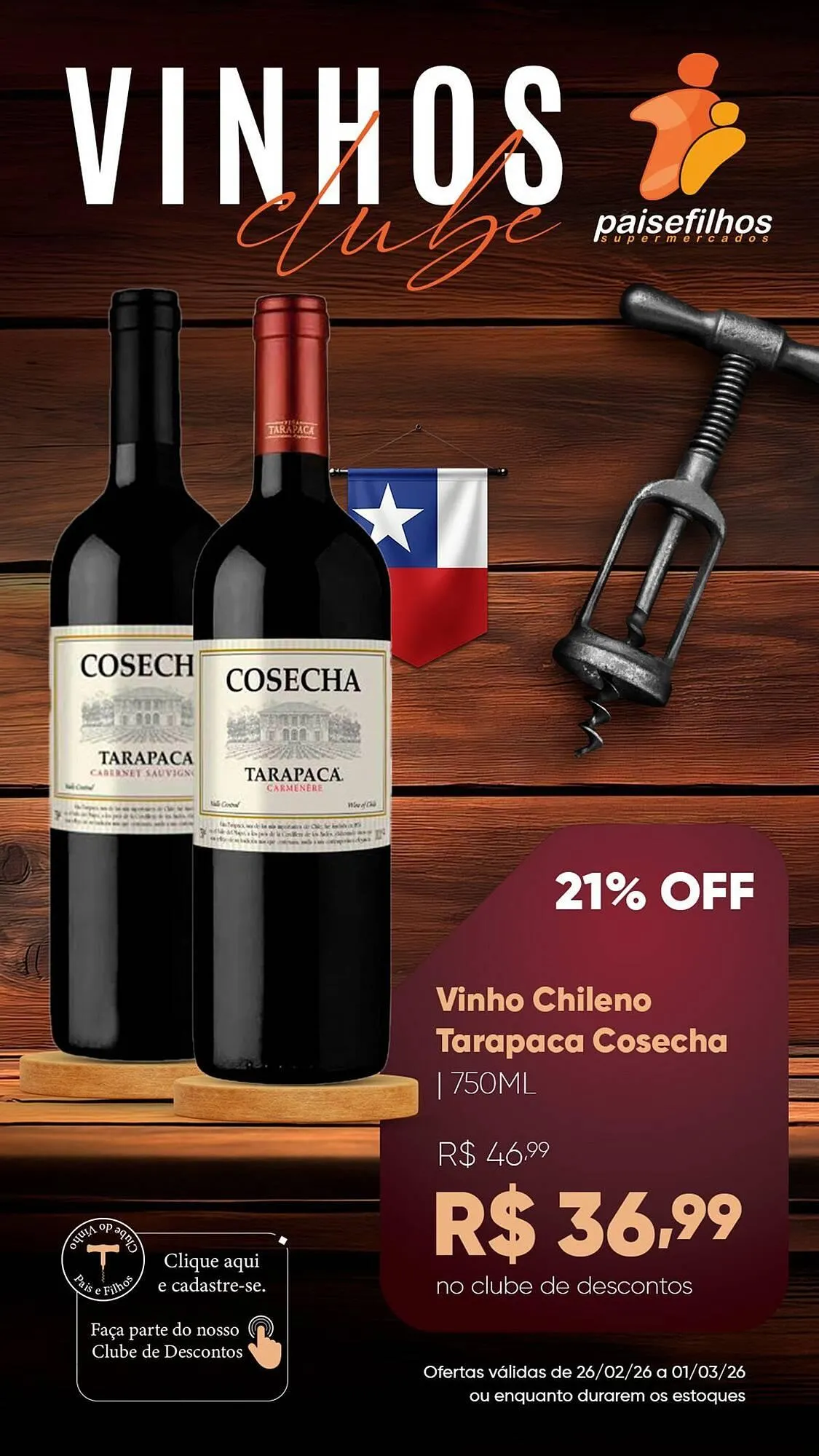 Encarte de Catálogo Pais e Filhos Supermercados 26 de fevereiro até 1 de março 2026 - Pagina 5