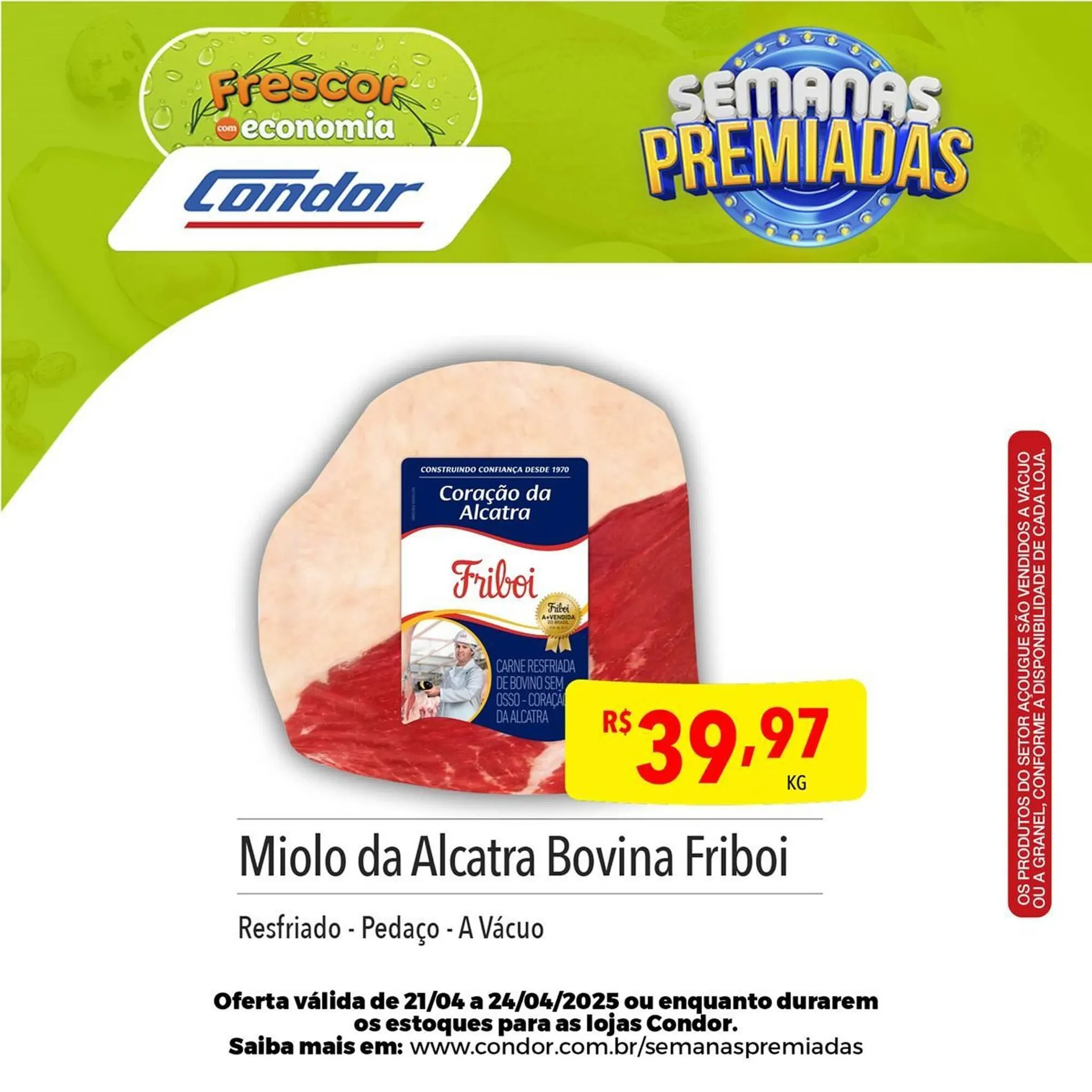 Encarte de Catálogo Supermercados Condor 23 de abril até 24 de abril 2025 - Pagina 1