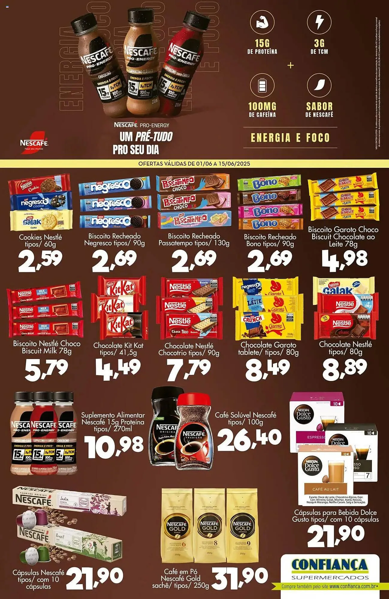 Encarte de Catálogo Confiança Supermercados 1 de junho até 15 de junho 2025 - Pagina 1