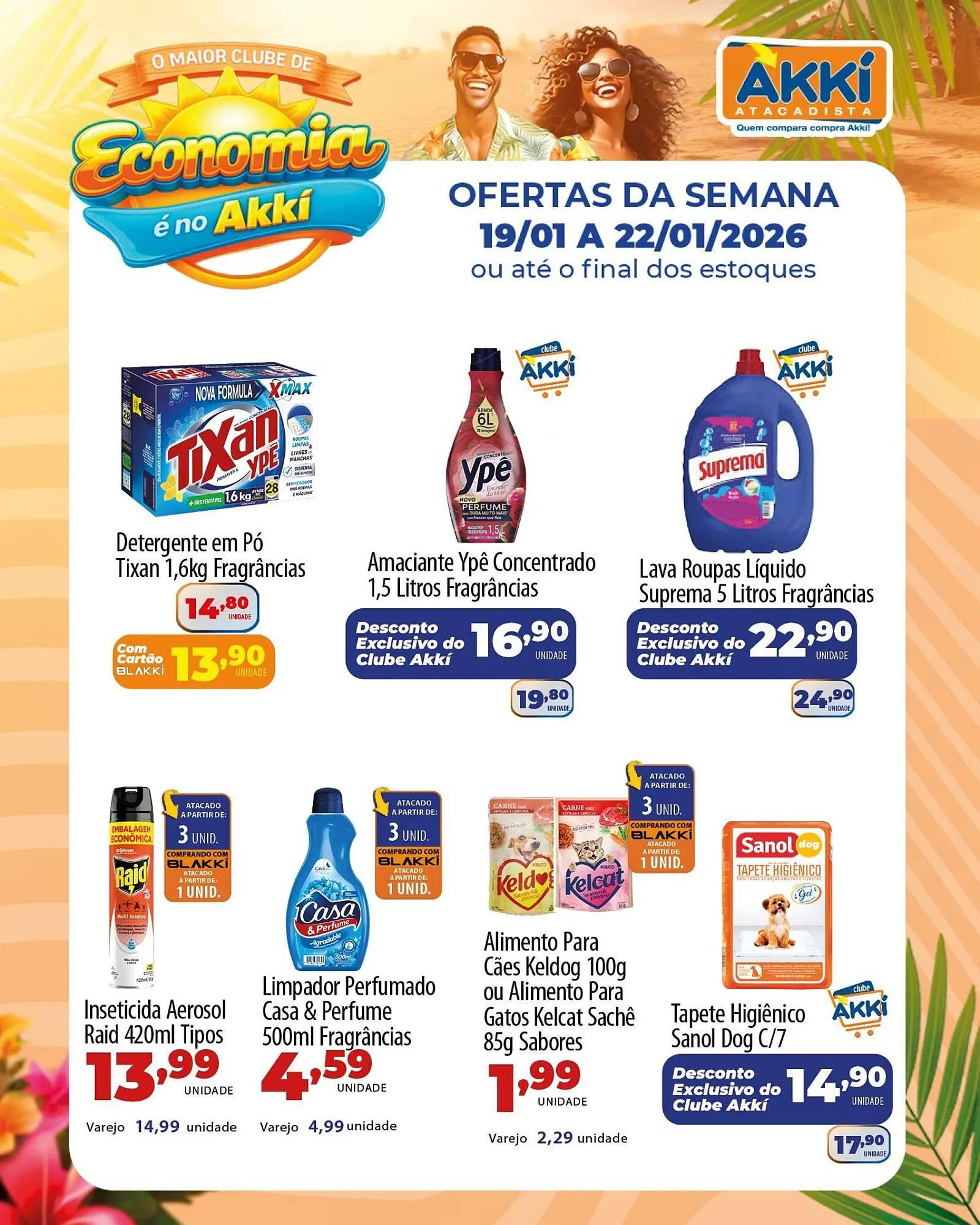 Encarte de Folheto Akki Atacadista 19 de janeiro até 22 de janeiro 2026 - Pagina 1