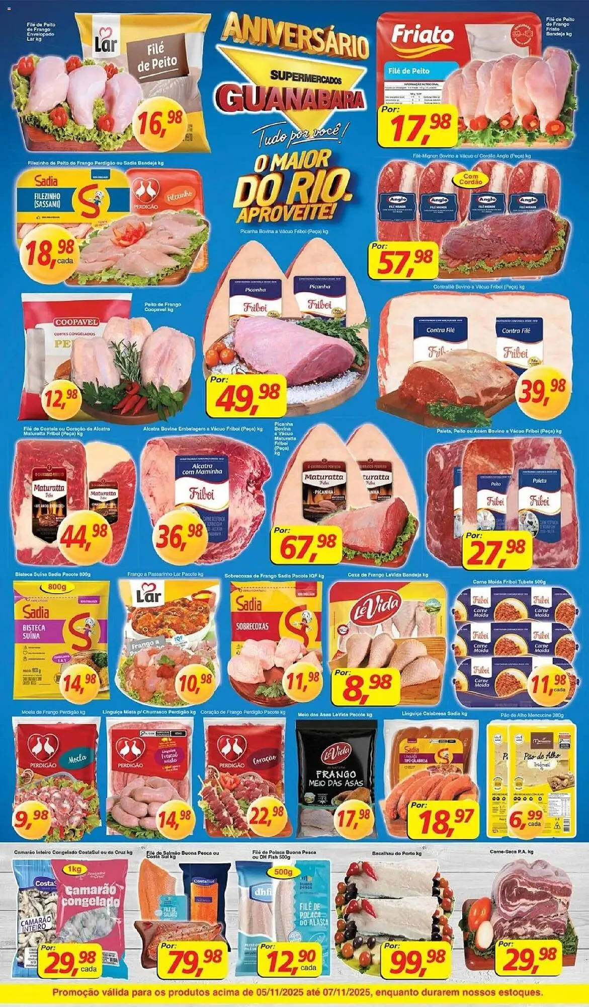 Encarte de Encarte Supermercados Guanabara 5 de novembro até 7 de novembro 2025 - Pagina 5