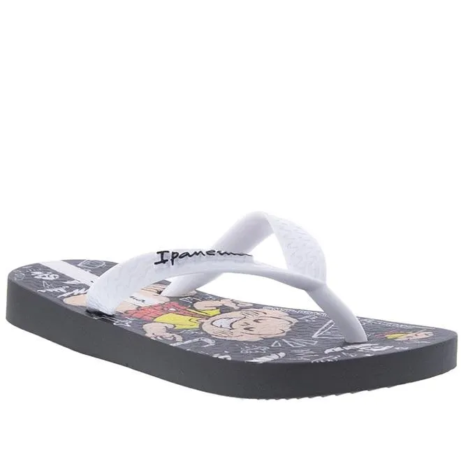 Chinelo Infantil Ipanema Turma da Monica Preto