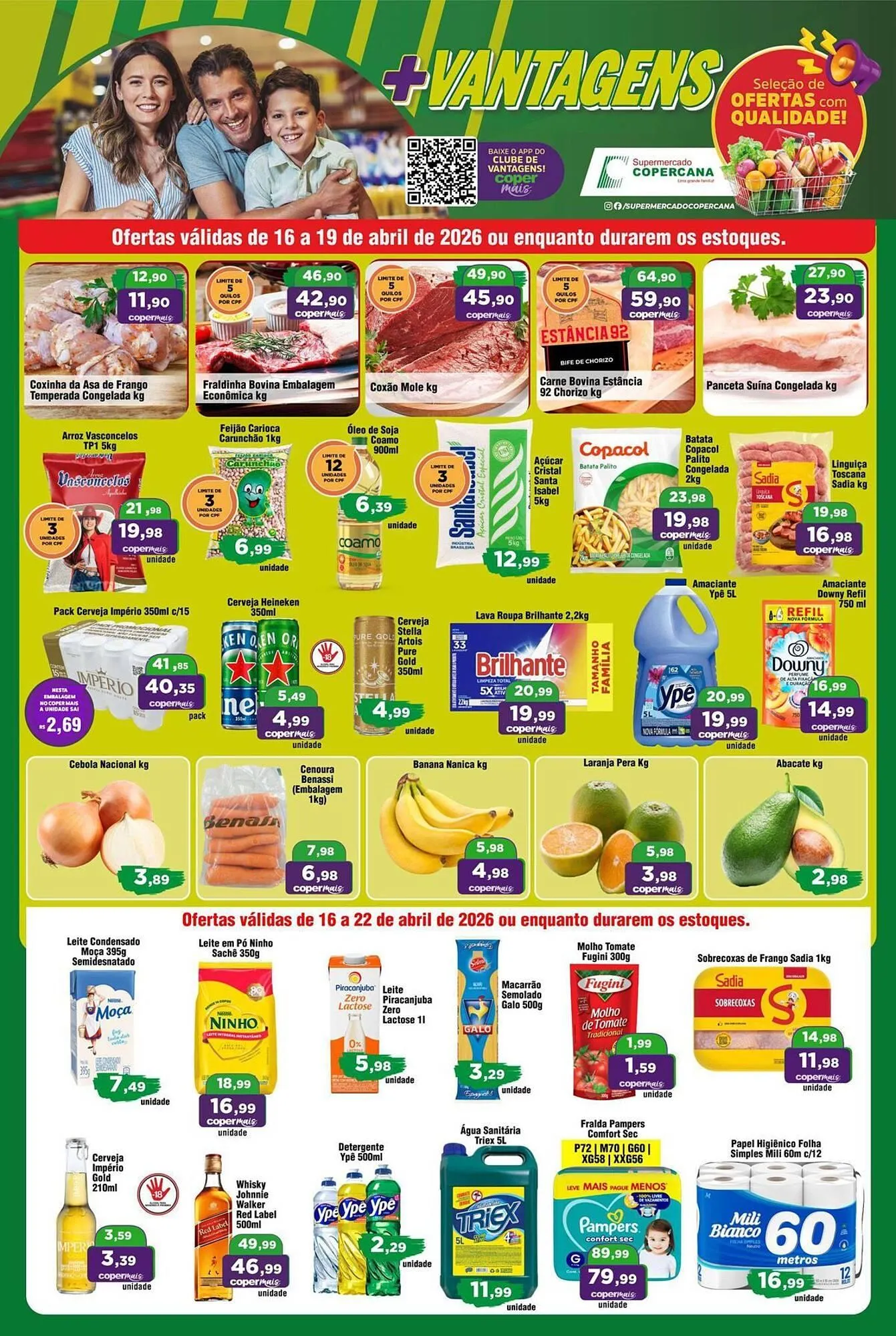 Encarte de Tabloide Copercana 16 de abril até 22 de abril 2026 - Pagina 1