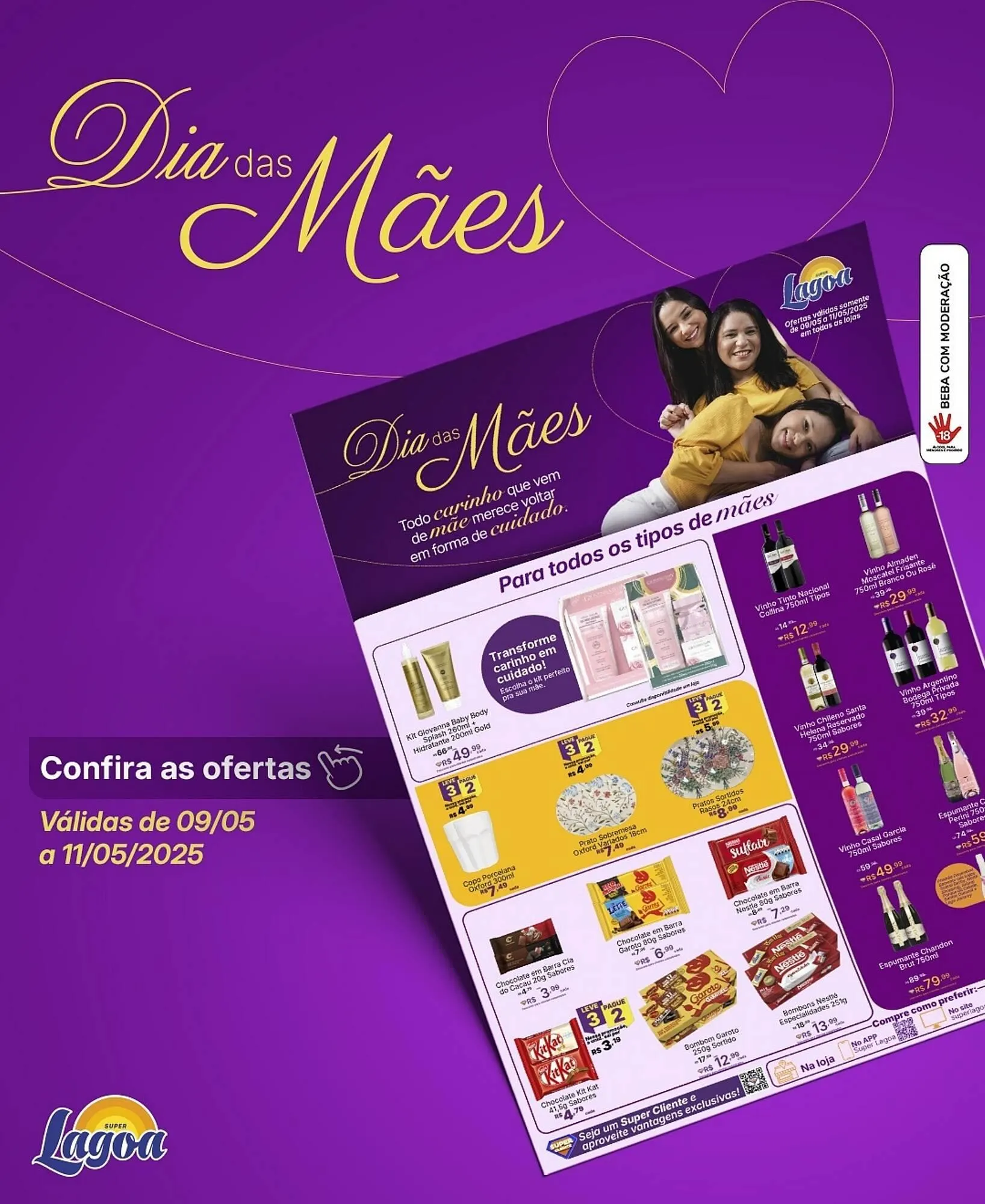 Encarte de Catálogo Super Lagoa 9 de maio até 11 de maio 2025 - Pagina 1