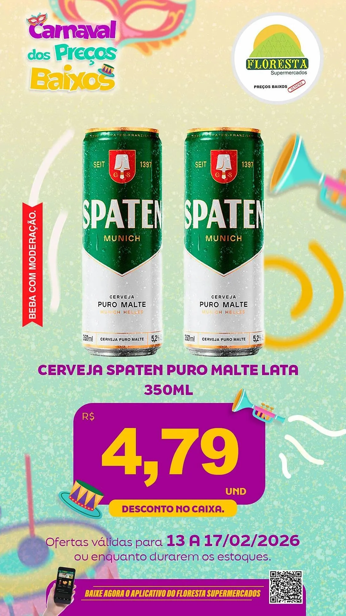 Encarte de Catálogo Floresta Supermercados 13 de fevereiro até 17 de fevereiro 2026 - Pagina 15