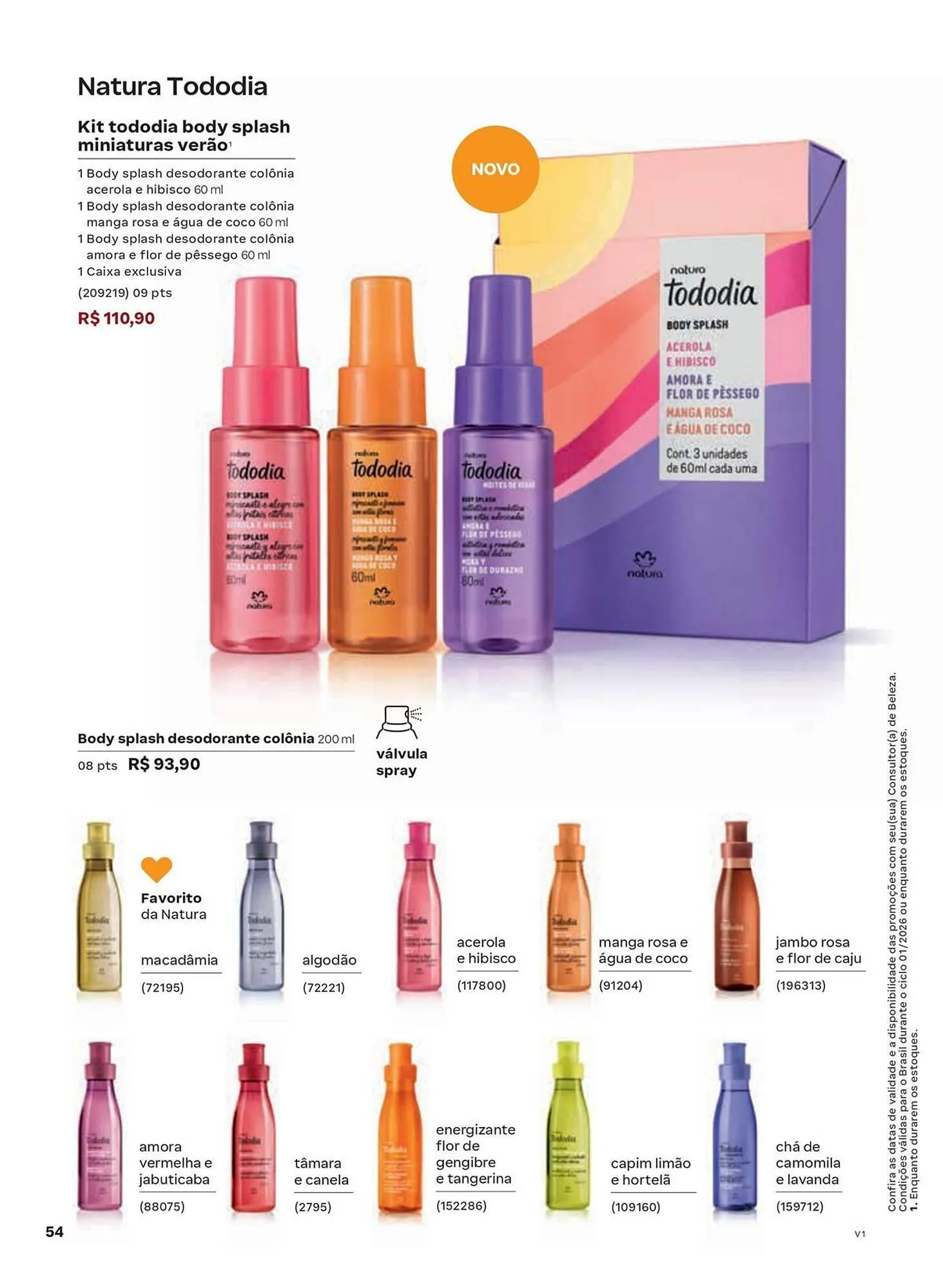 Encarte de Catálogo Natura 1 de janeiro até 31 de janeiro 2026 - Pagina 54