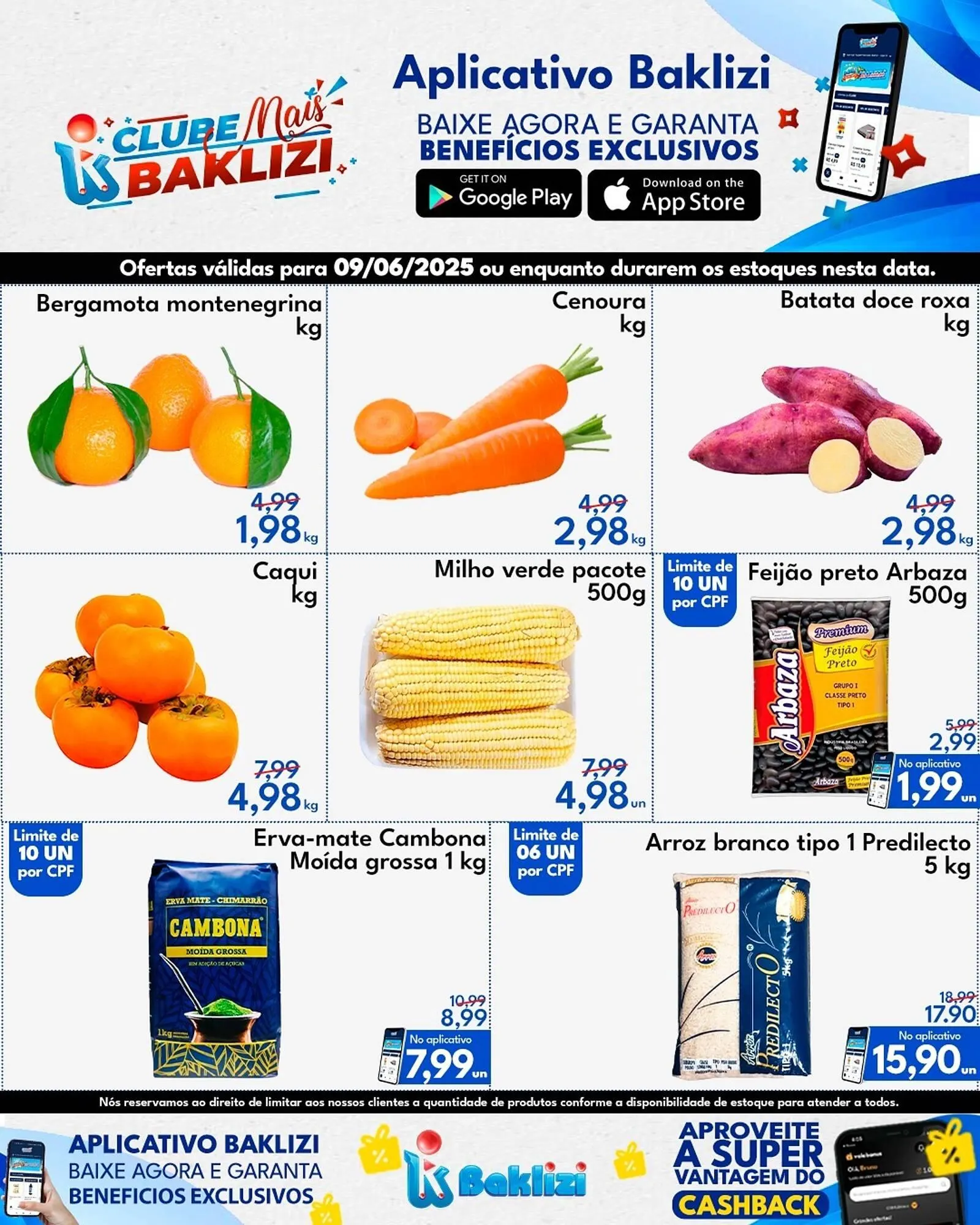 Encarte de Catálogo Supermercados Baklizi 9 de junho até 9 de junho 2025 - Pagina 1