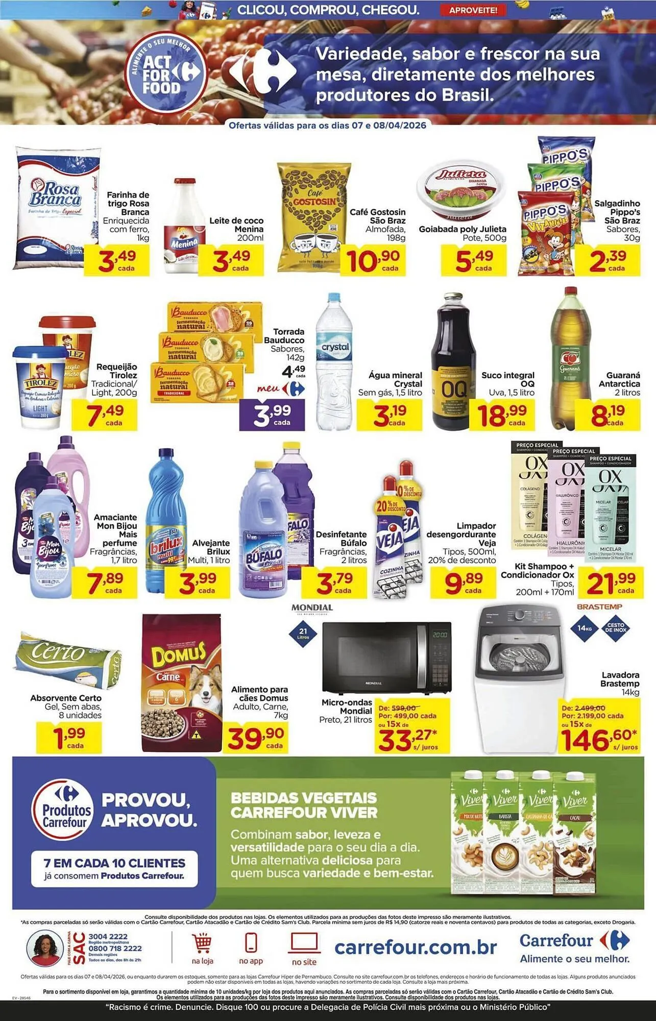 Encarte de Folheto Carrefour 7 de abril até 8 de abril 2026 - Pagina 3