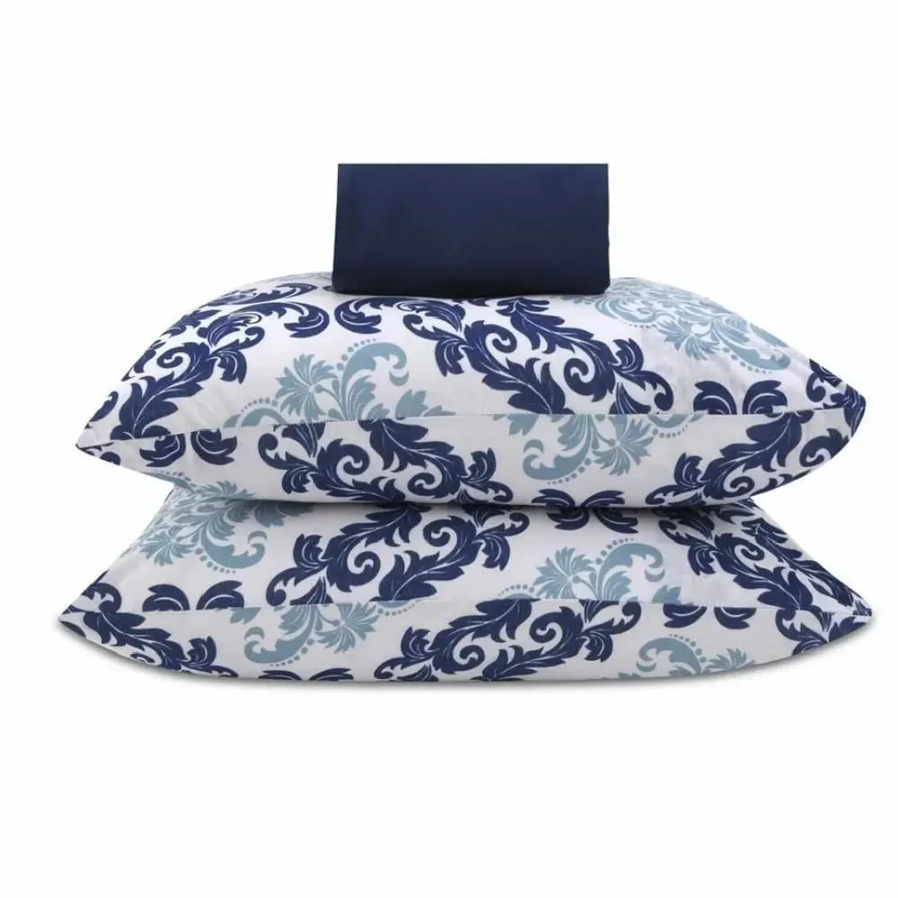 Jogo De Cama Casal Malha Solecasa Havan Casa 3 Pçs - Julia Azul