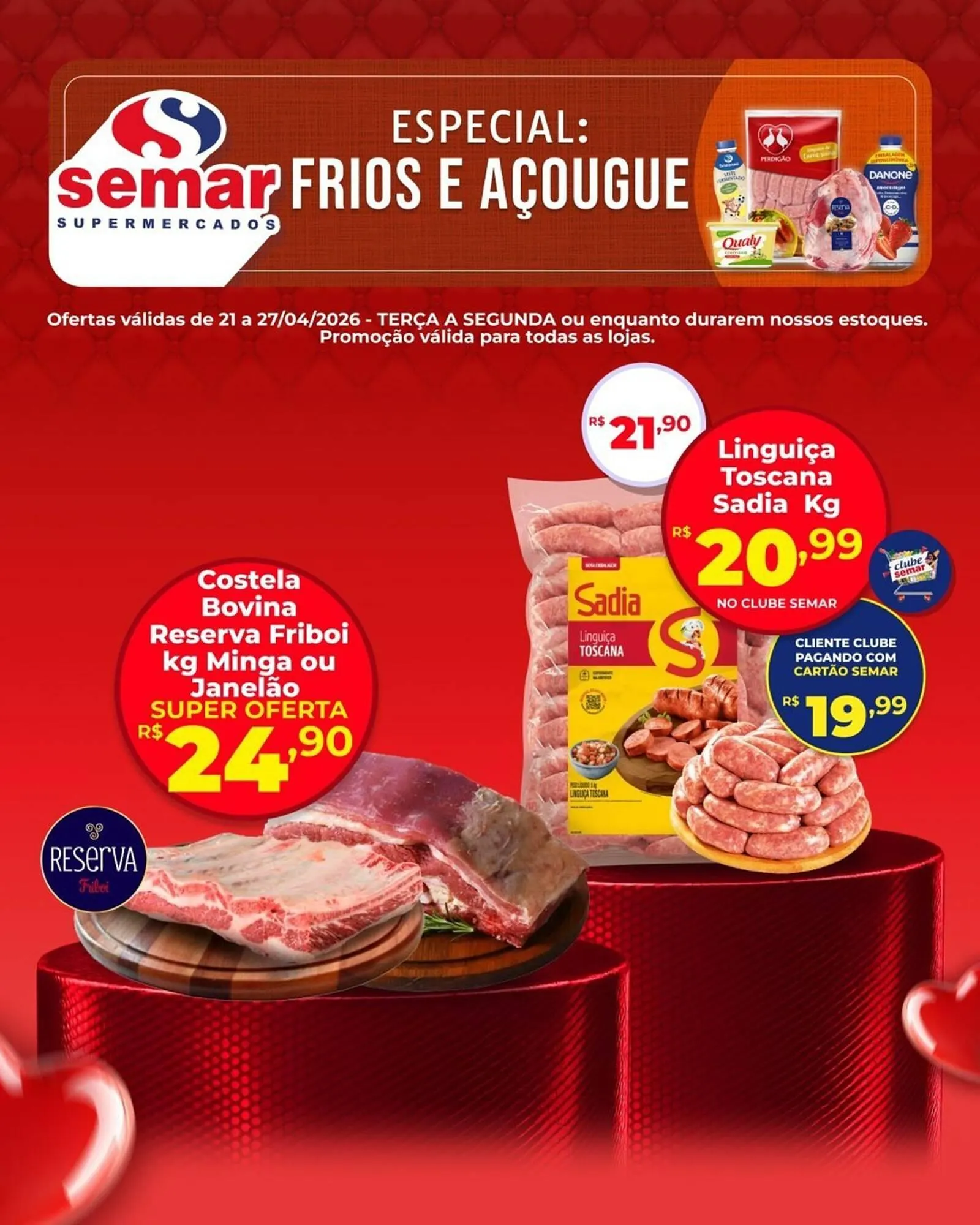 Encarte de Folheto Semar Supermercado 21 de abril até 27 de abril 2026 - Pagina 3