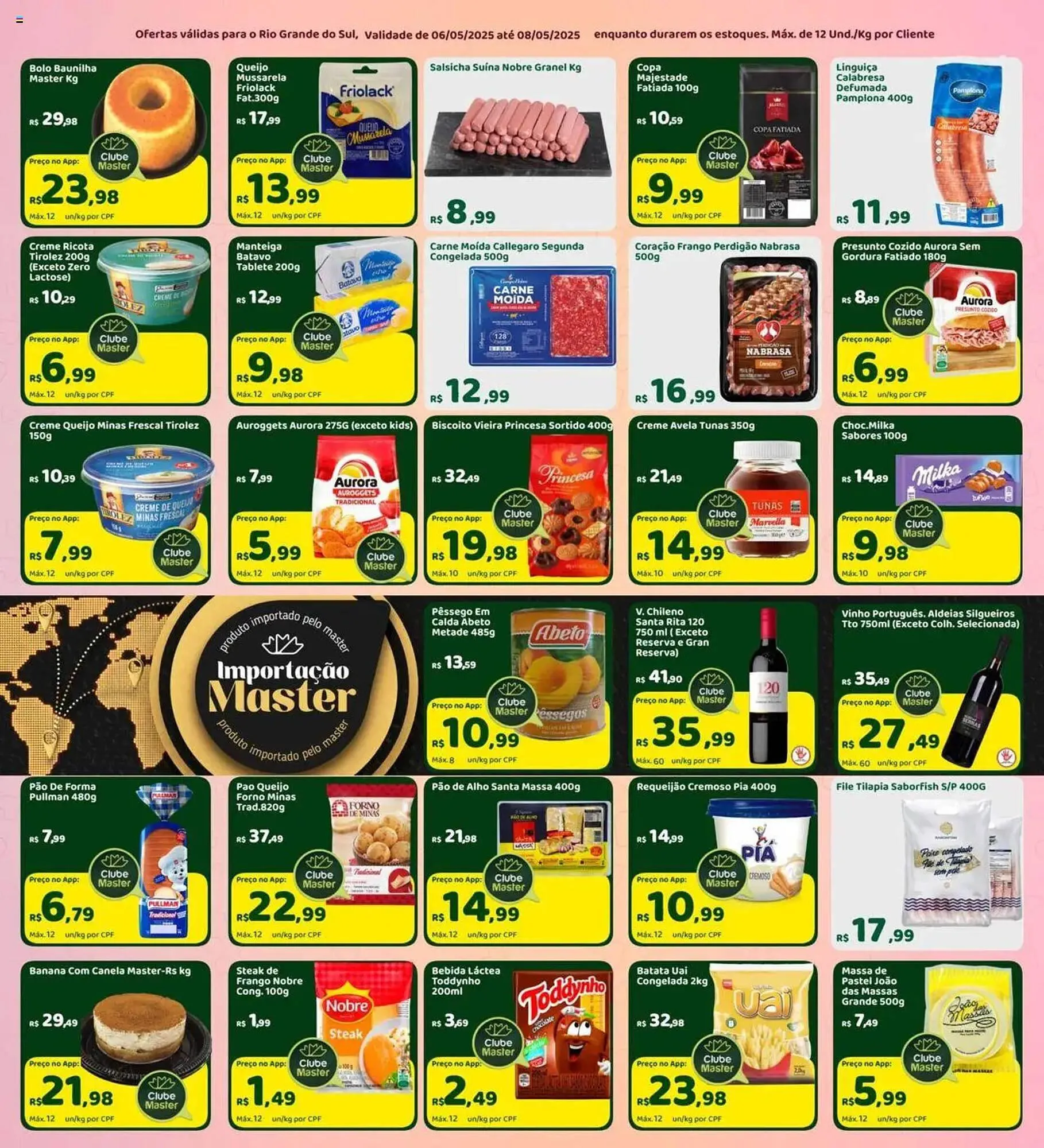 Encarte de Catálogo Master Supermercados 6 de maio até 8 de maio 2025 - Pagina 2