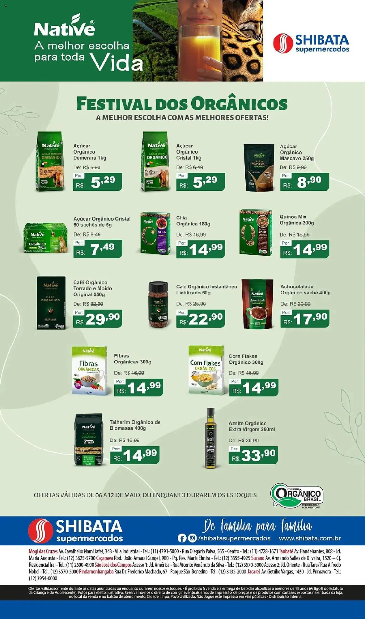 Encarte de Folheto Shibata Supermercados 6 de maio até 13 de maio 2026 - Pagina 1