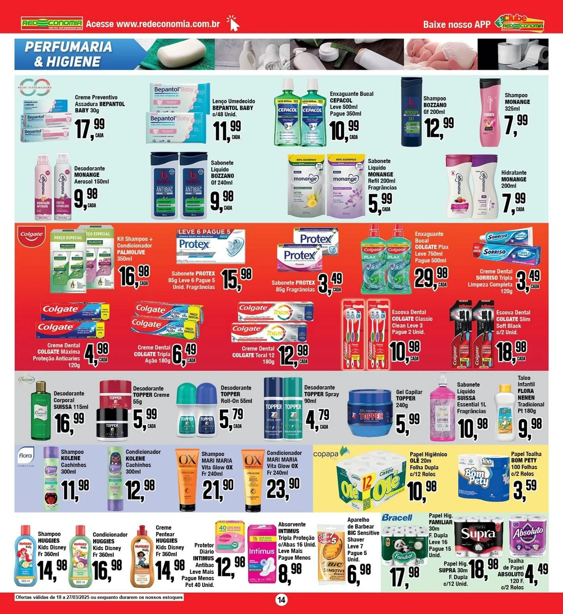 Encarte de Catálogo Rede Economia 18 de março até 27 de março 2025 - Pagina 14