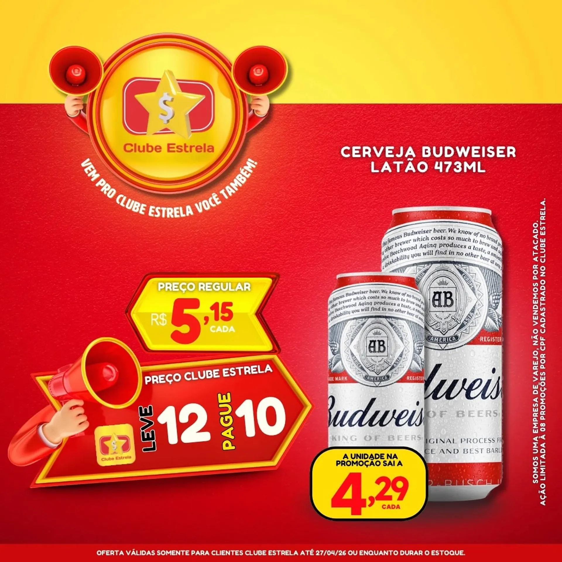 Encarte de Folheto Super Varejista 17 de abril até 27 de abril 2026 - Pagina 1