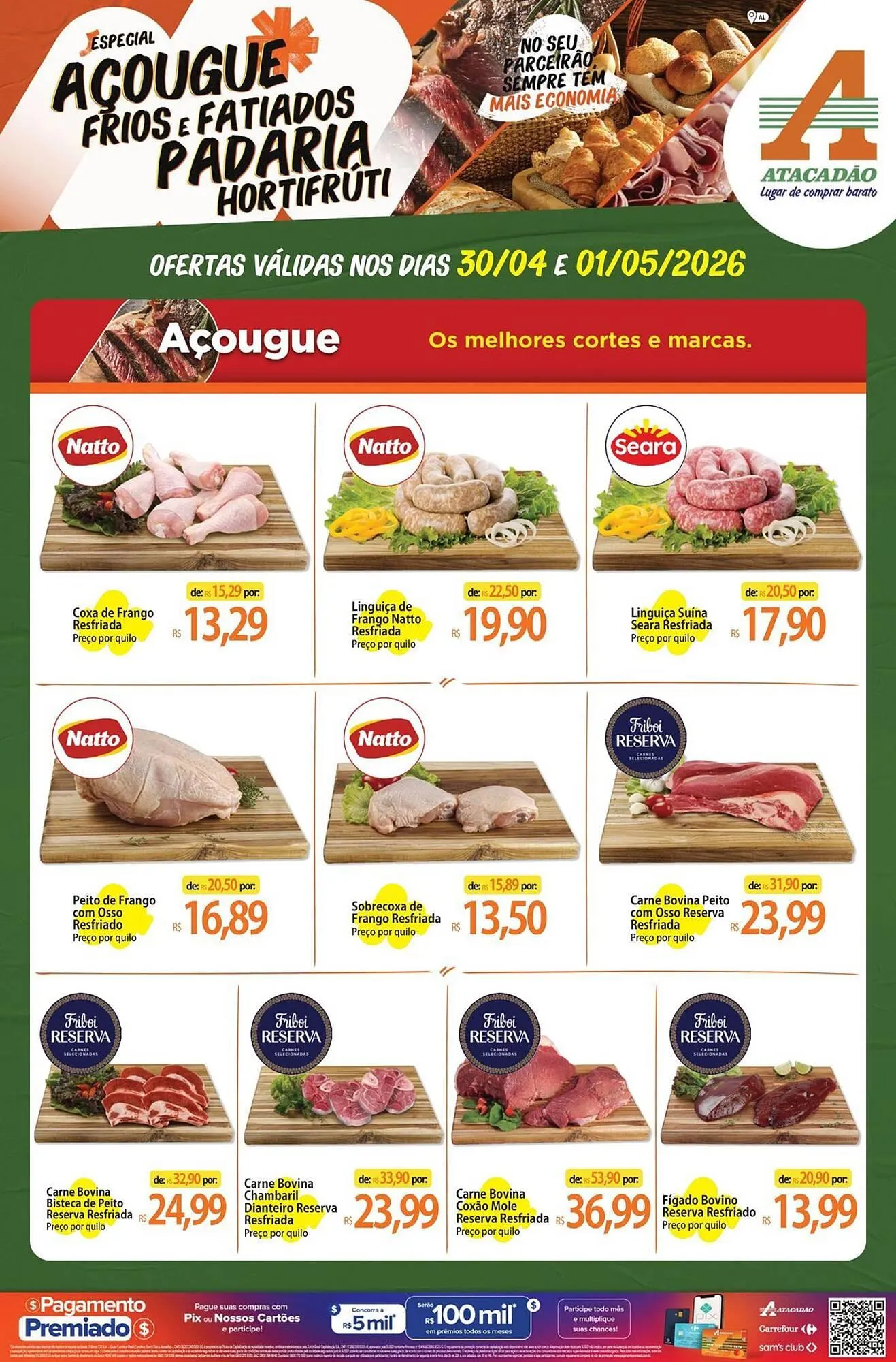 Encarte de Folheto Atacadão 30 de abril até 1 de maio 2026 - Pagina 1