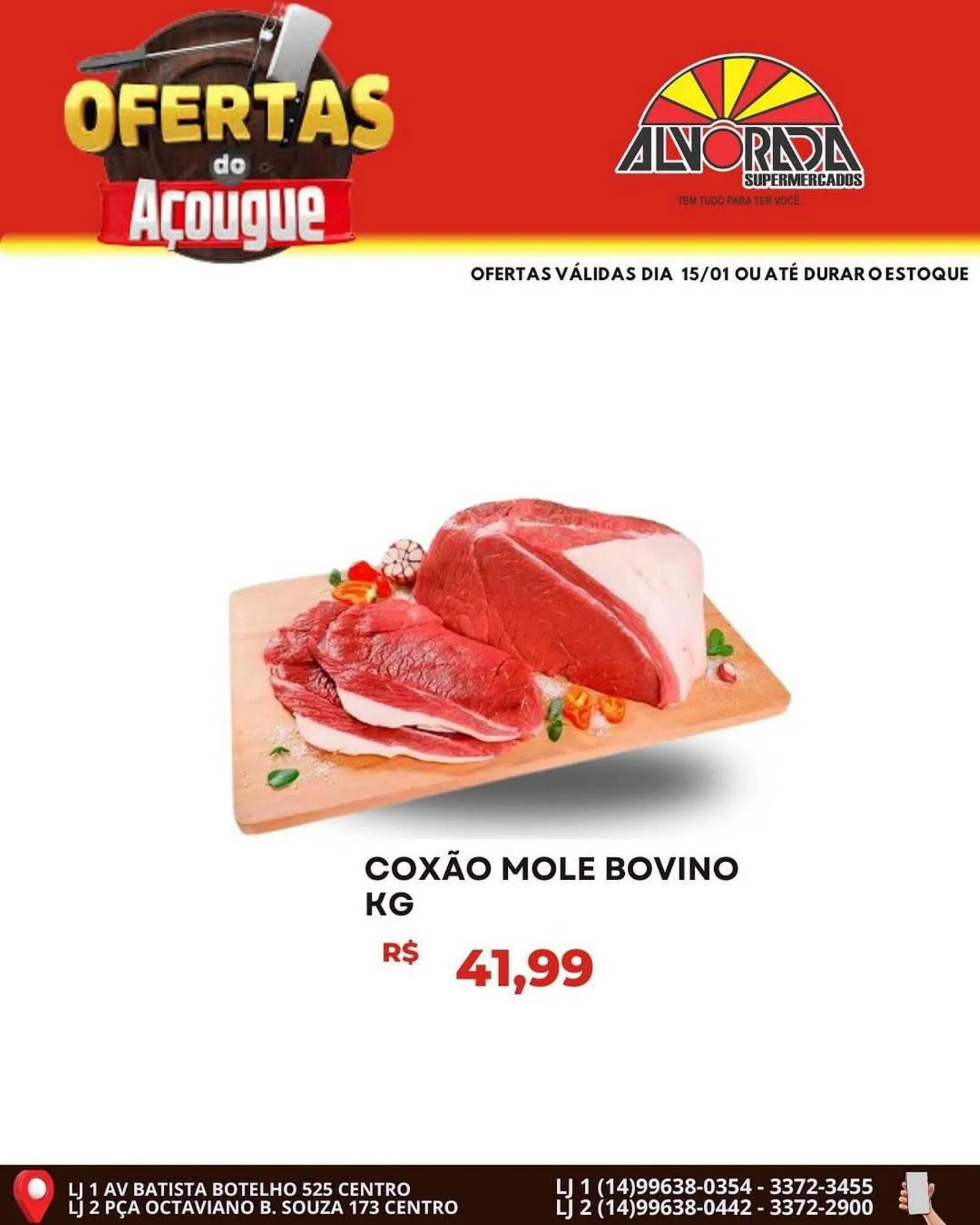 Encarte de Catálogo Alvorada Supermercados 15 de janeiro até 15 de janeiro 2026 - Pagina 1