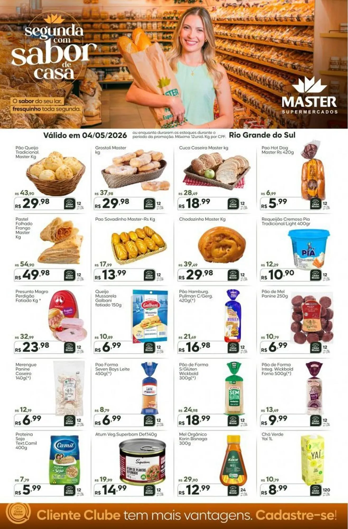 Encarte de Folheto Master Supermercados 4 de maio até 4 de maio 2026 - Pagina 1