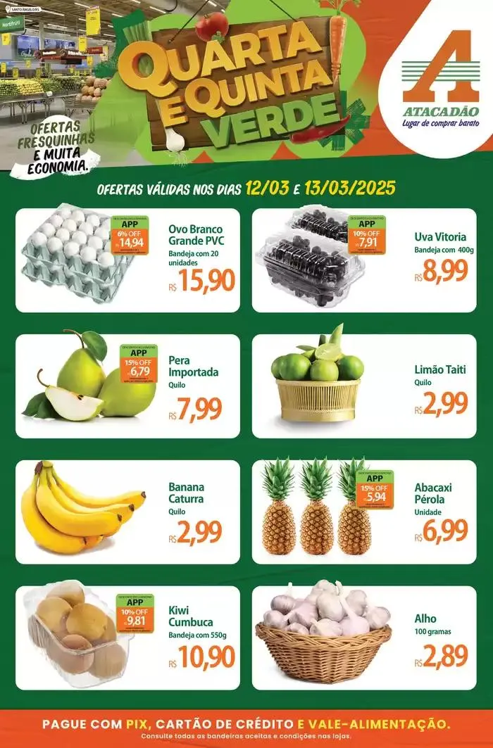 Encarte de Ofertas exclusivas e pechinchas 12 de março até 13 de março 2025 - Pagina 1