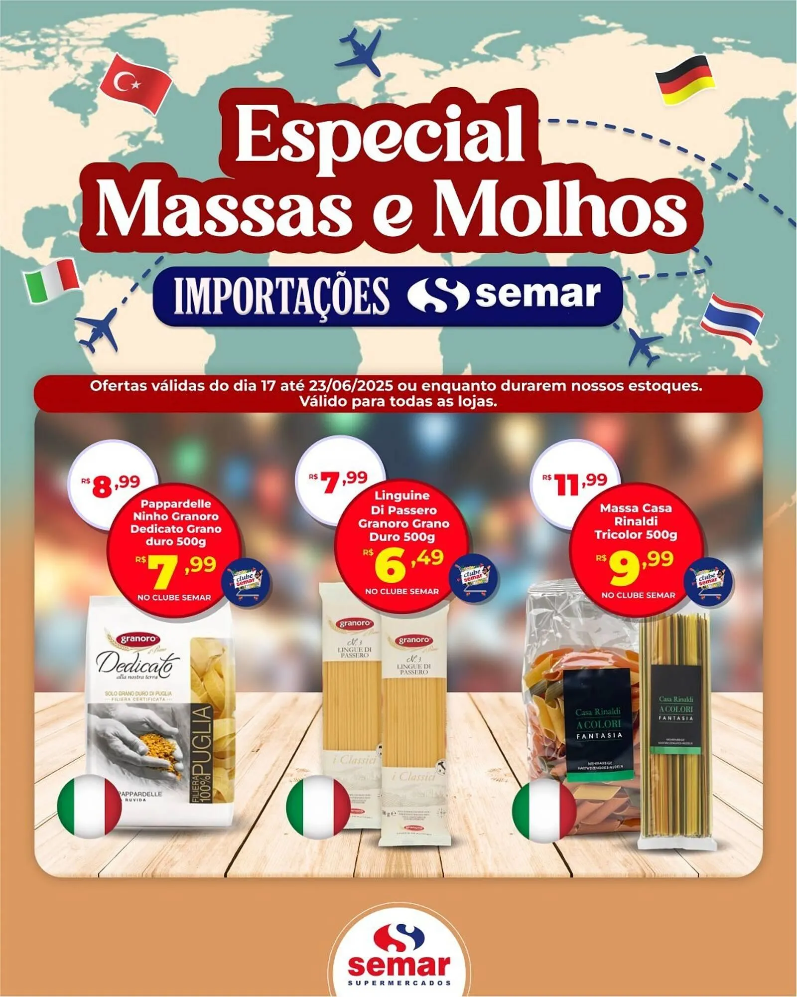 Encarte de Catálogo Semar Supermercado 17 de junho até 23 de junho 2025 - Pagina 3