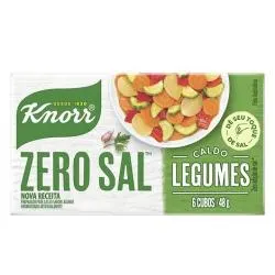Caldo Knorr Zero Sal 48g Legumes