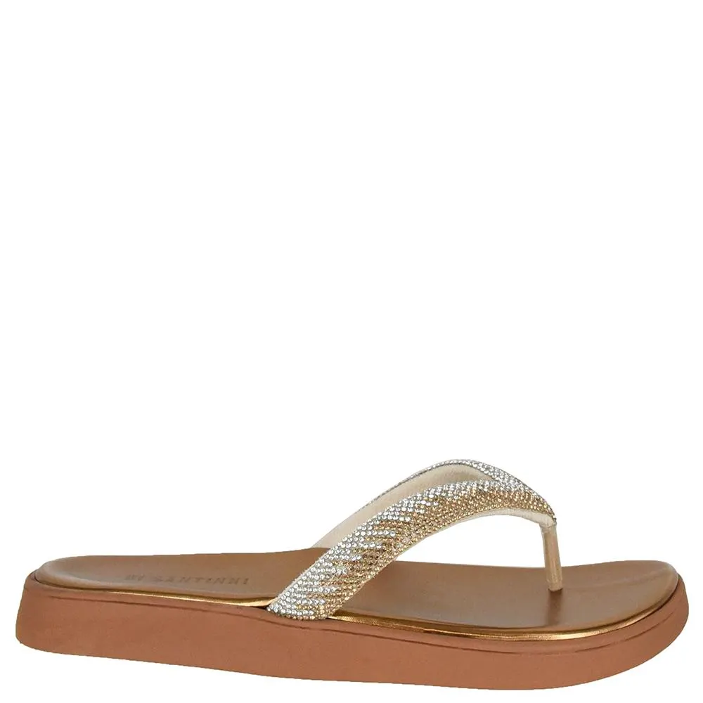 TAMANCO FLATFORM TIRA STRASS DI SANTINNI