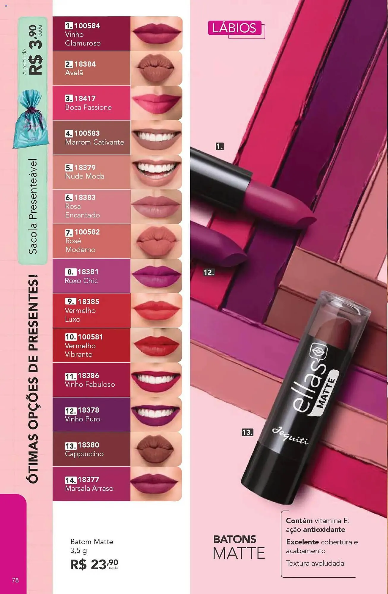 Encarte de Catálogo Jequiti 6 de março até 3 de abril 2026 - Pagina 78