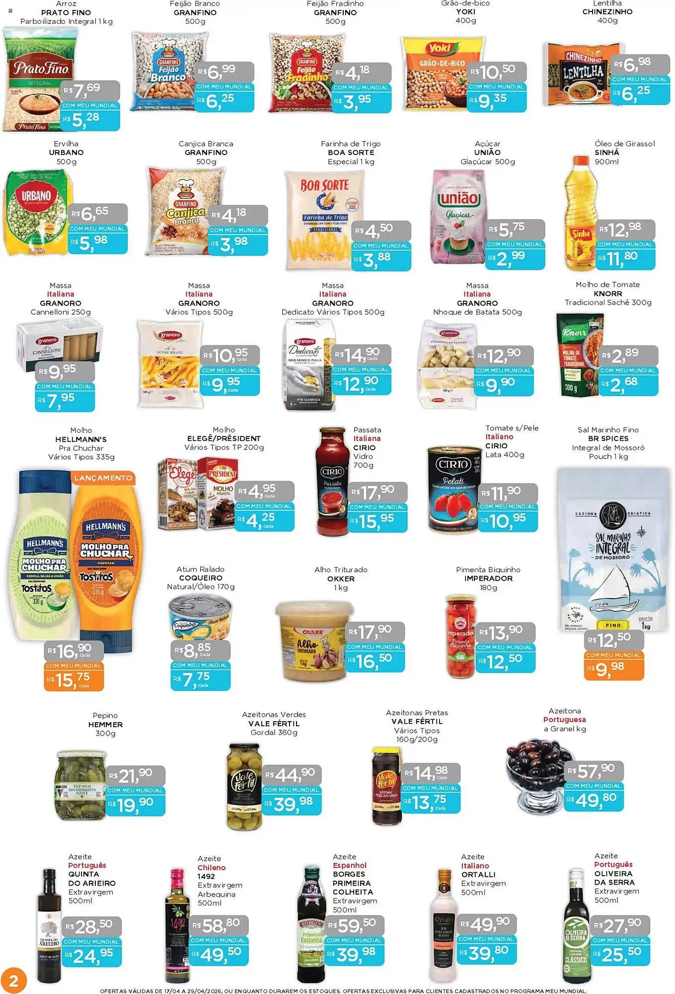 Encarte de Encarte Supermercados Mundial 17 de abril até 29 de abril 2026 - Pagina 2
