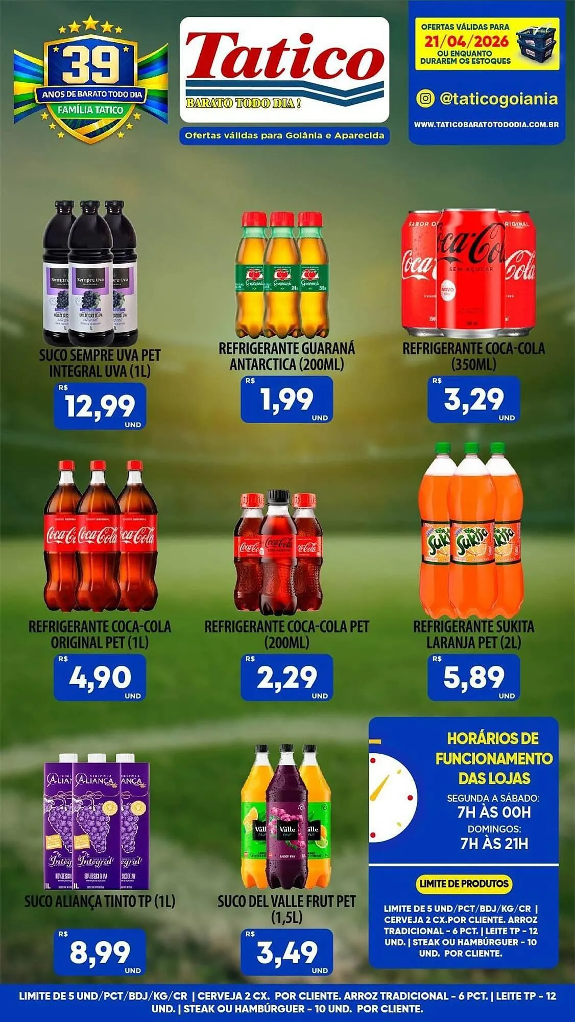 Encarte de Tabloide Tatico 21 de abril até 21 de abril 2026 - Pagina 21