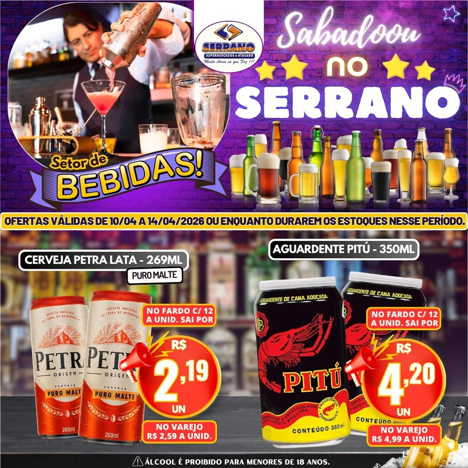 Encarte de Catálogo Serrano Supermercado 12 de abril até 14 de abril 2026 - Pagina 2
