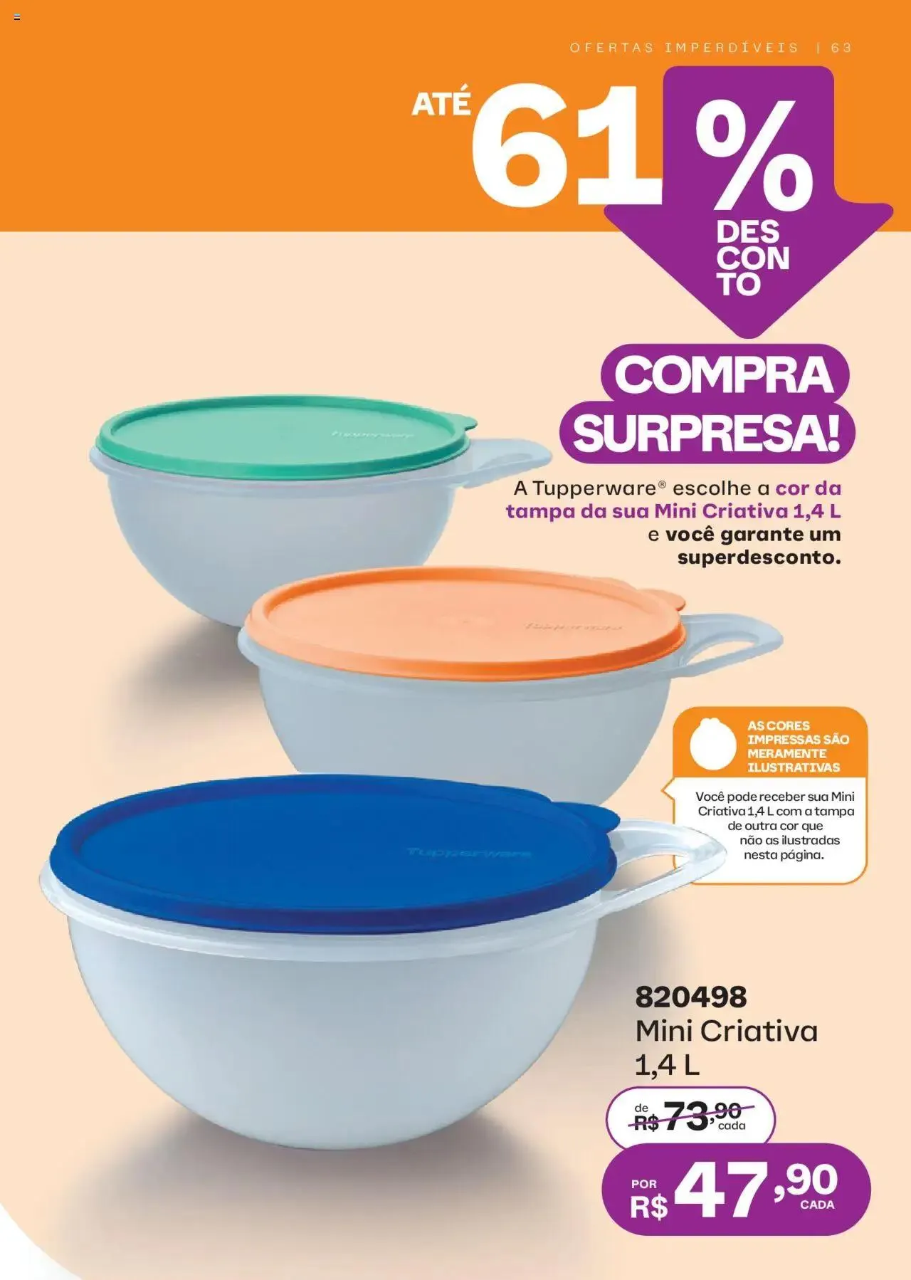 Encarte de Tupperware - Catálogo Vitrine 03 1 de março até 31 de março 2025 - Pagina 89