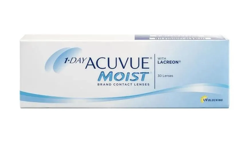 Lentes de Contato 1-Day Acuvue Moist com Lacreon 30 Unidades
