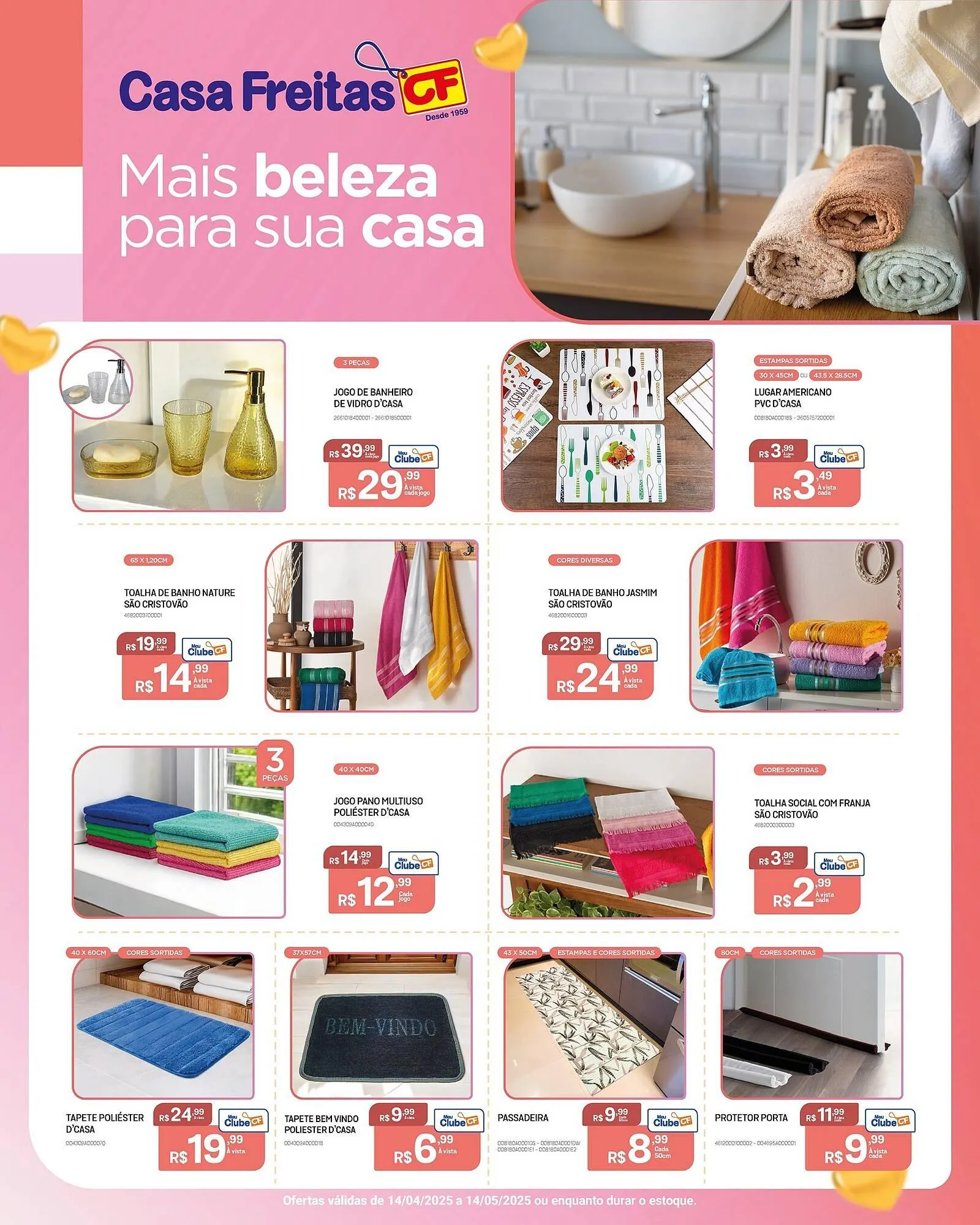 Encarte de Catálogo Casa Freitas 14 de abril até 14 de maio 2025 - Pagina 1