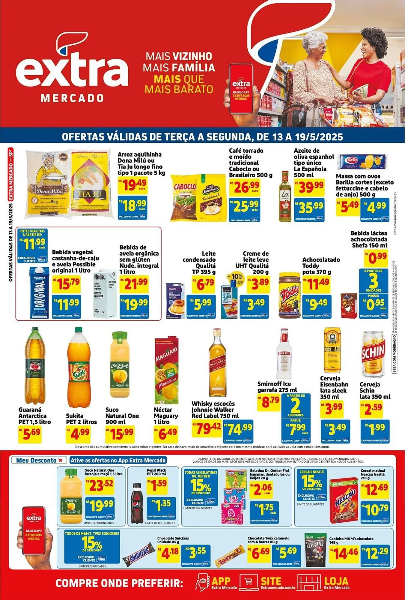 Encarte de Catálogo Extra 13 de maio até 19 de maio 2025 - Pagina 1