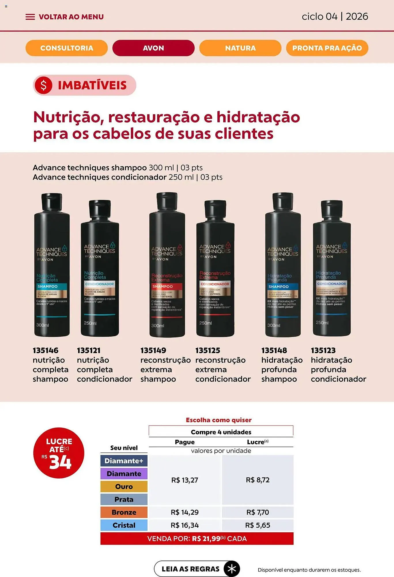 Encarte de Catálogo Avon 18 de fevereiro até 17 de março 2026 - Pagina 15