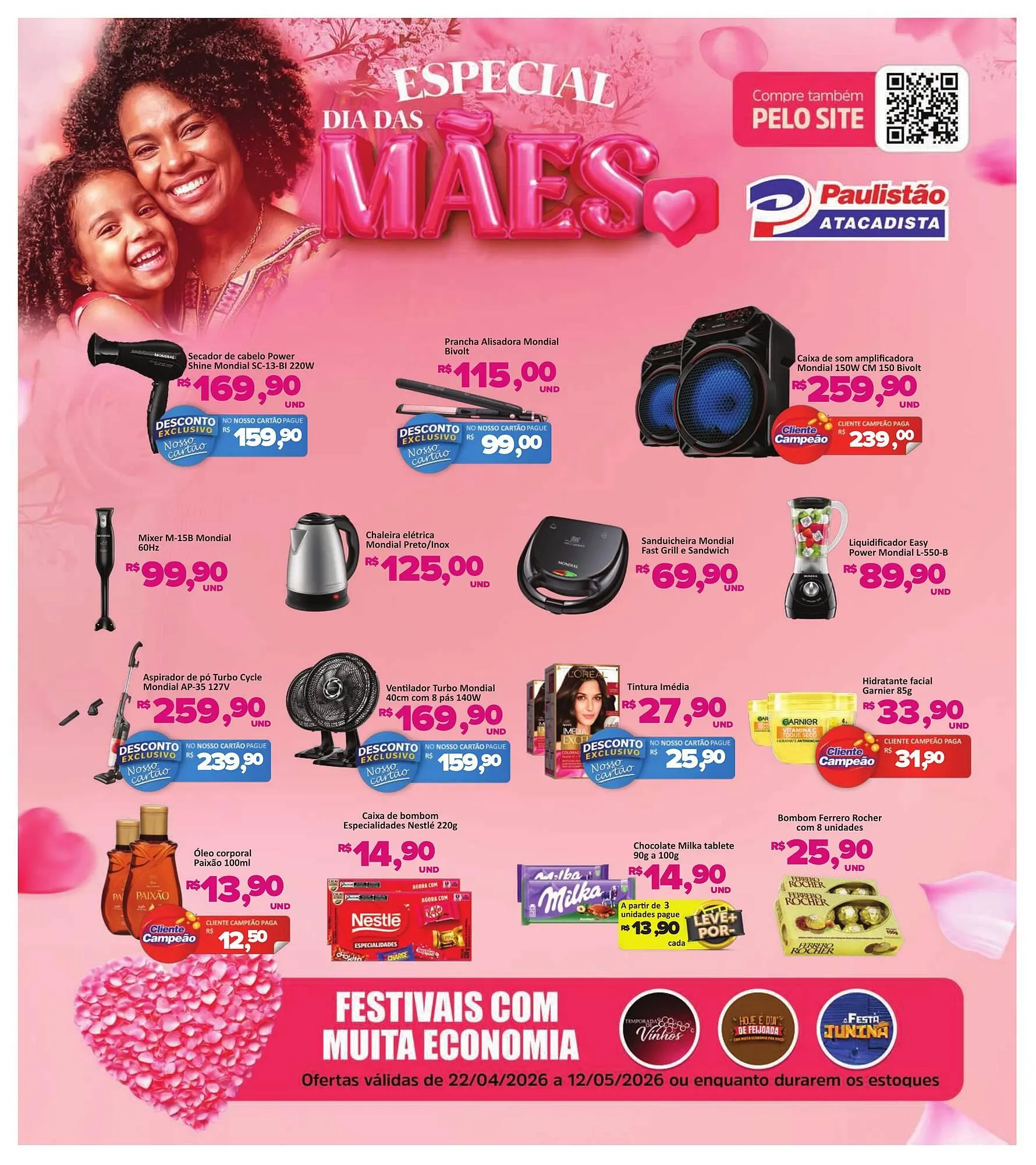 Encarte de Catálogo Paulistão Supermercados 22 de abril até 12 de maio 2026 - Pagina 1