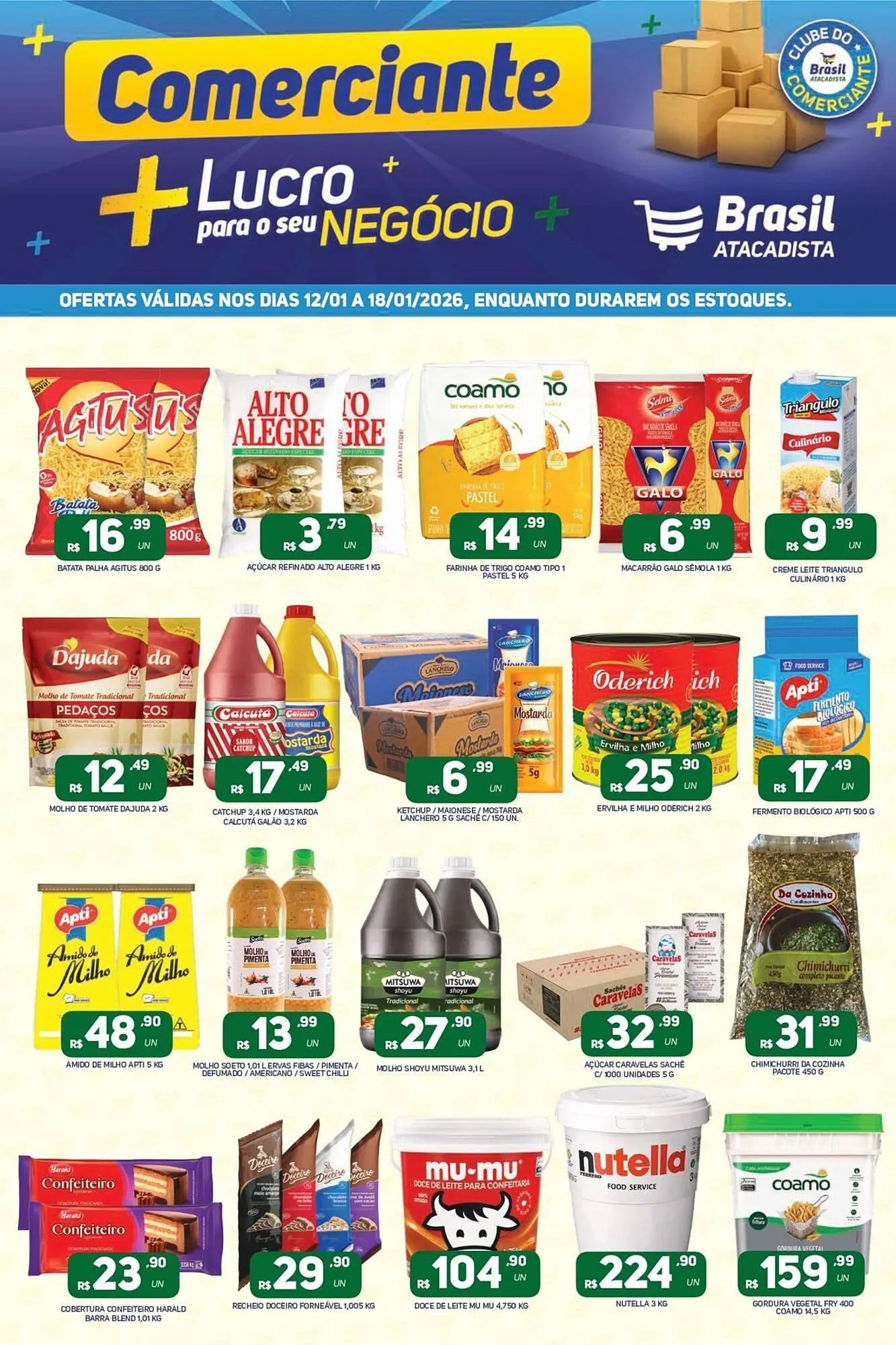 Encarte de Catálogo Brasil Atacadista 12 de janeiro até 18 de janeiro 2026 - Pagina 1